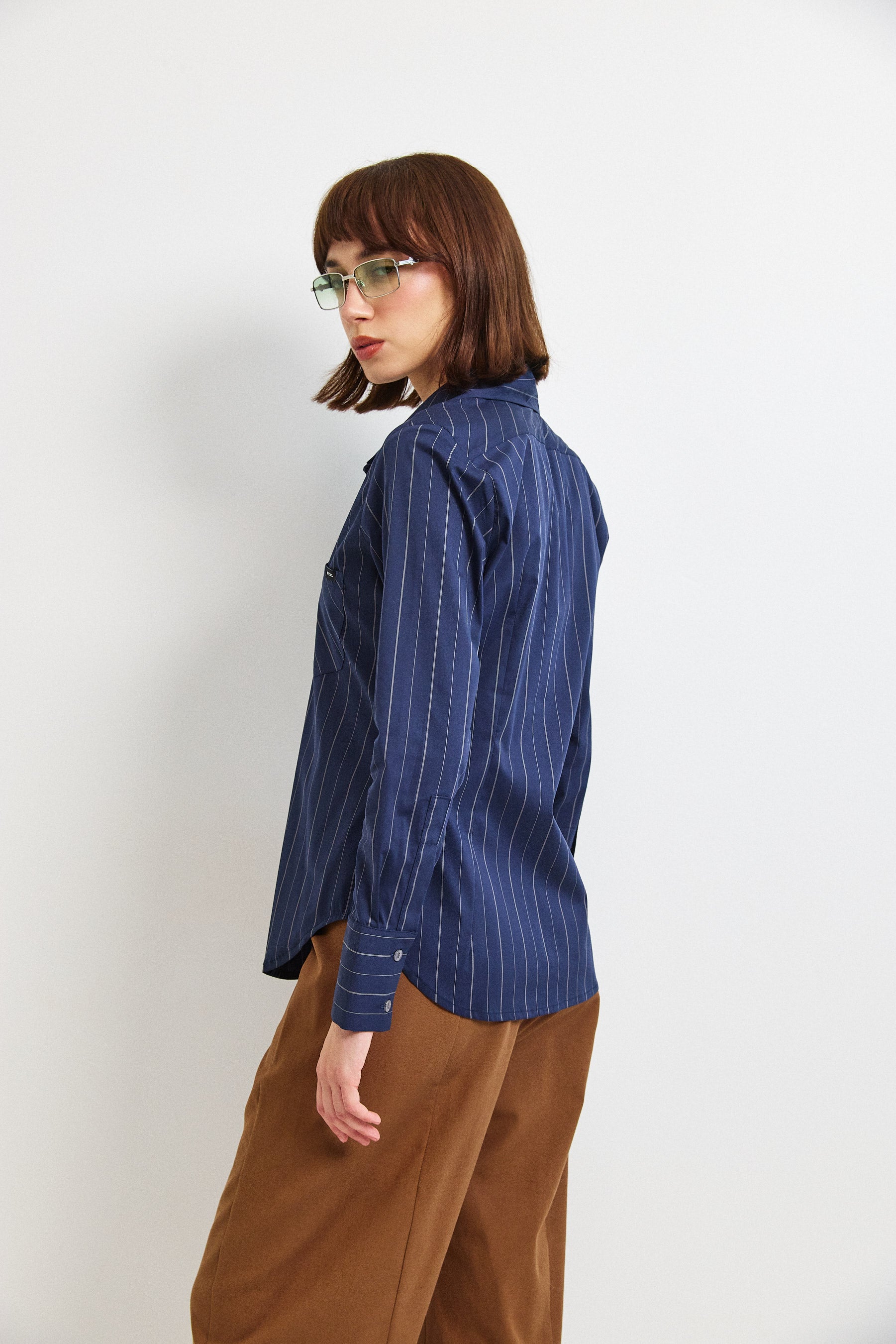 חולצת קאי פסים נייבי