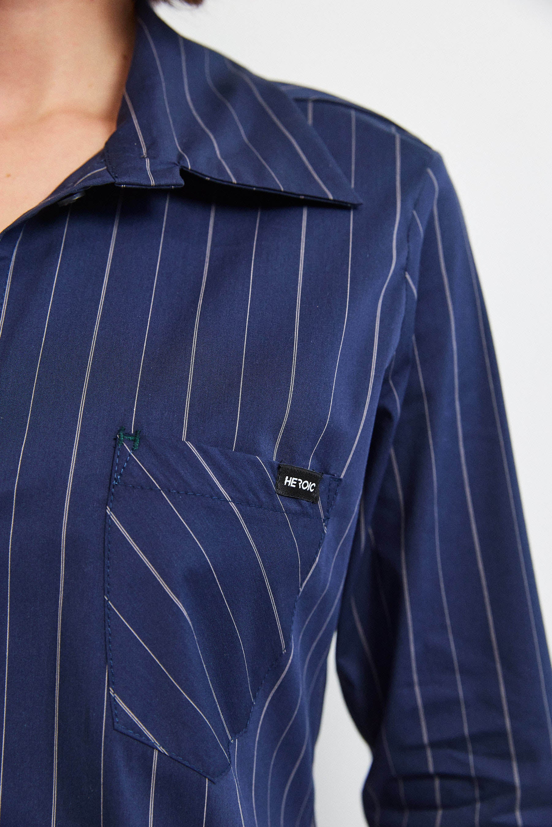 חולצת קאי פסים נייבי