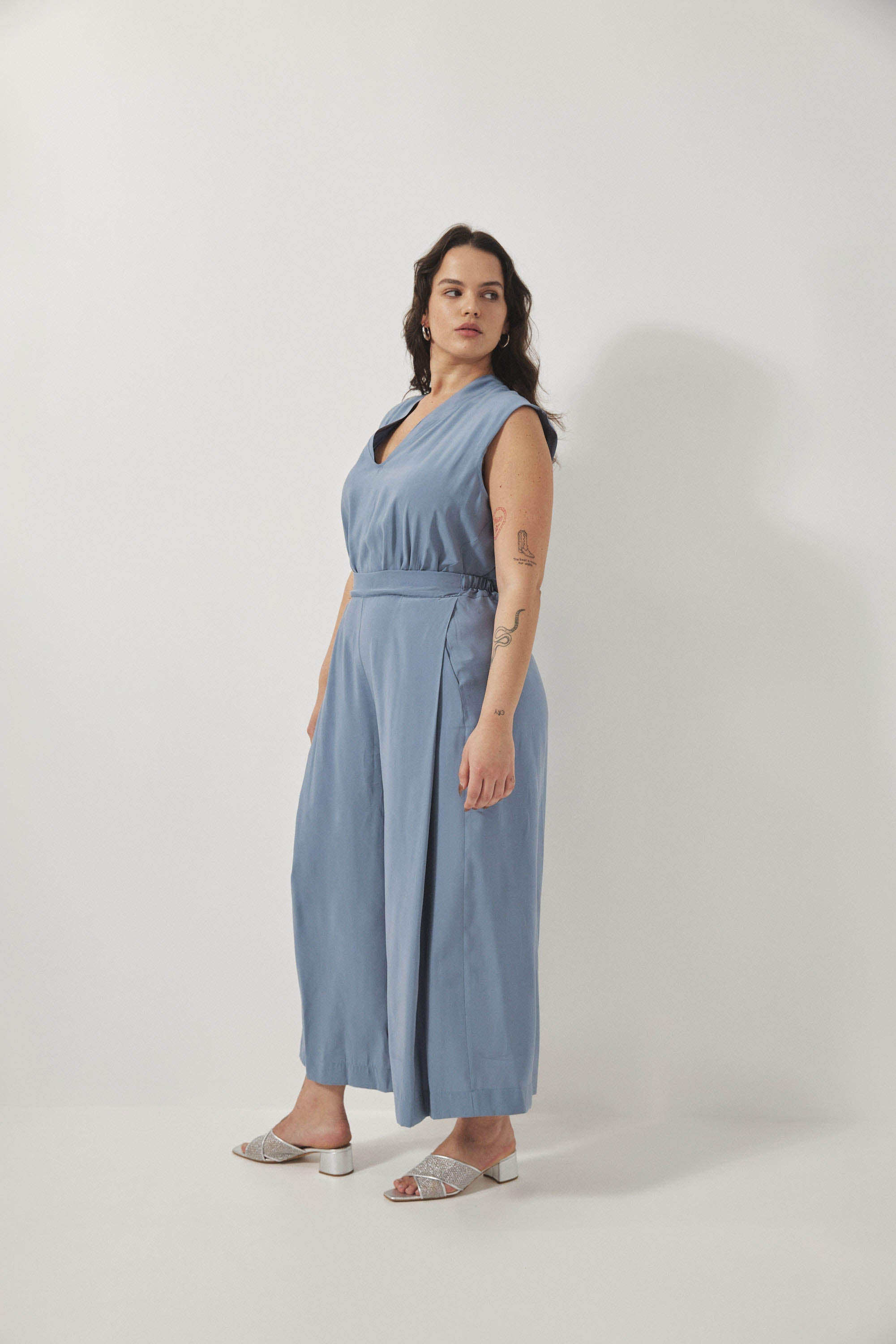 אוברול רית׳ם תכלת