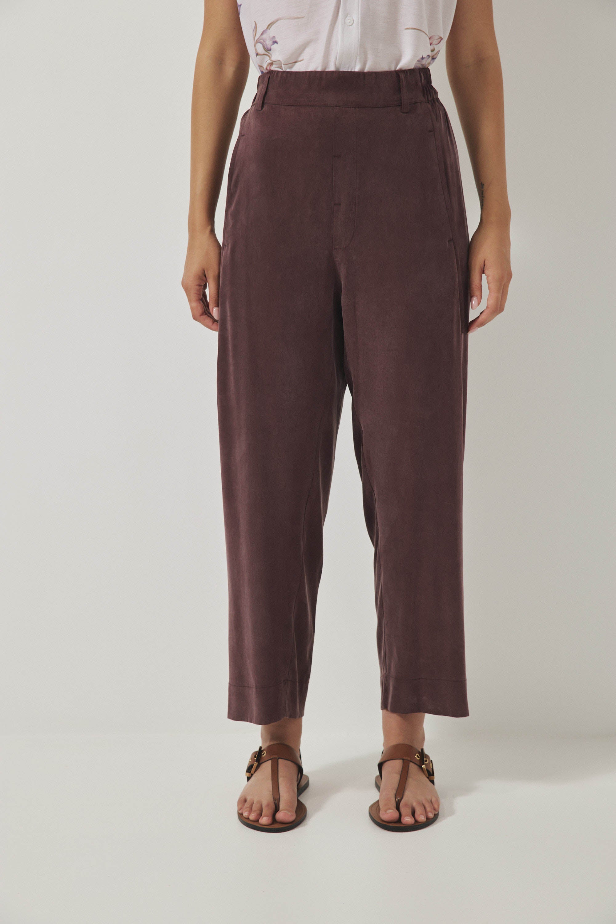 מכנסי מקסים קופרו בורגונדי