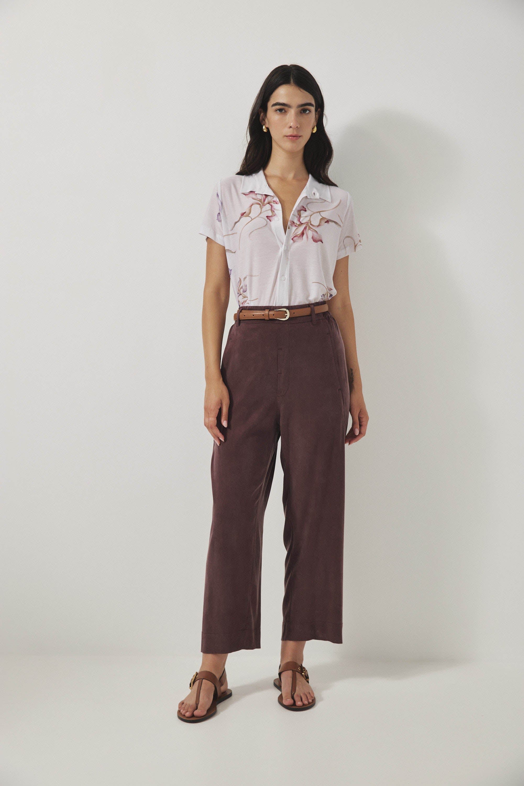 חולצת פָה פרחוני