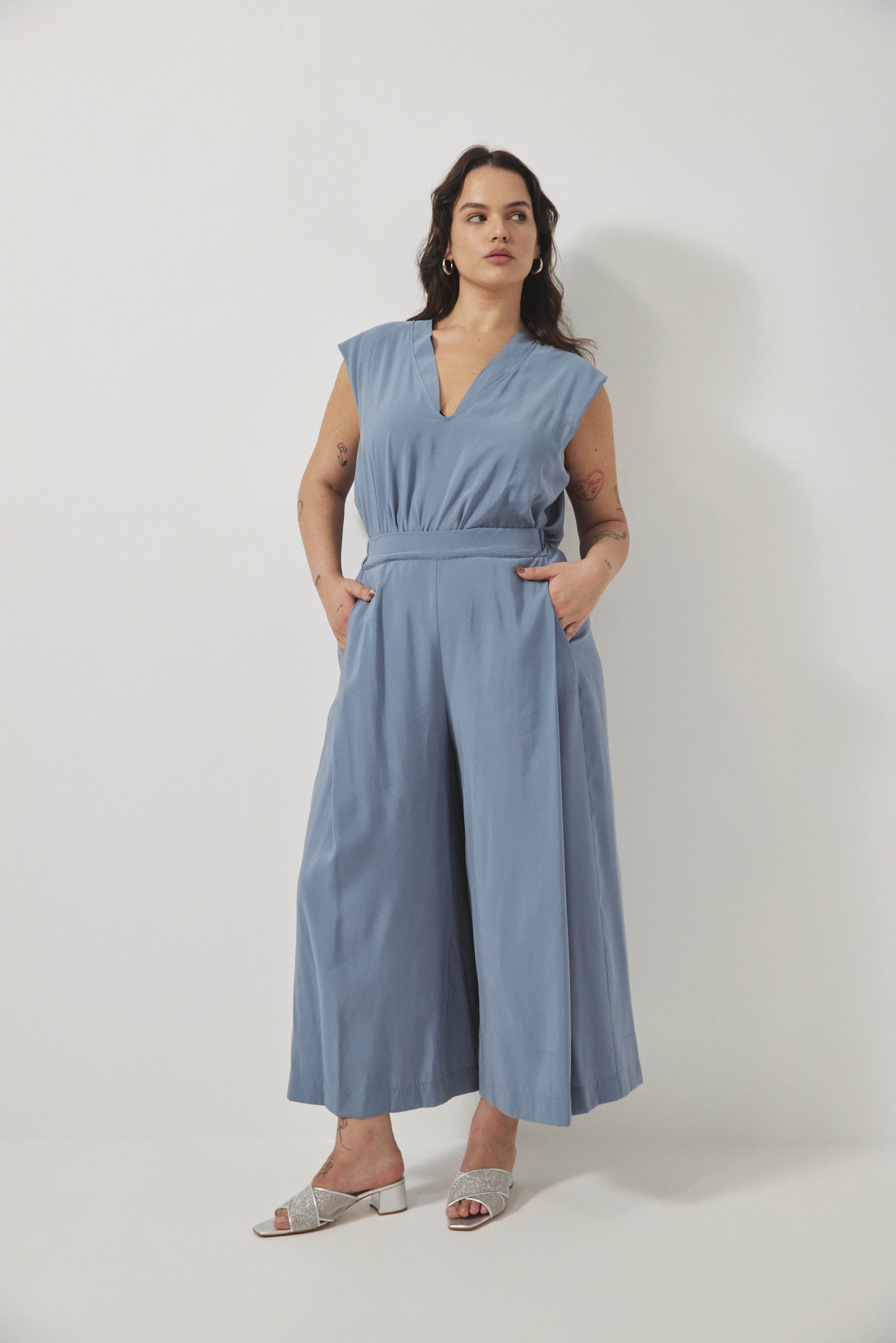 אוברול רית׳ם תכלת