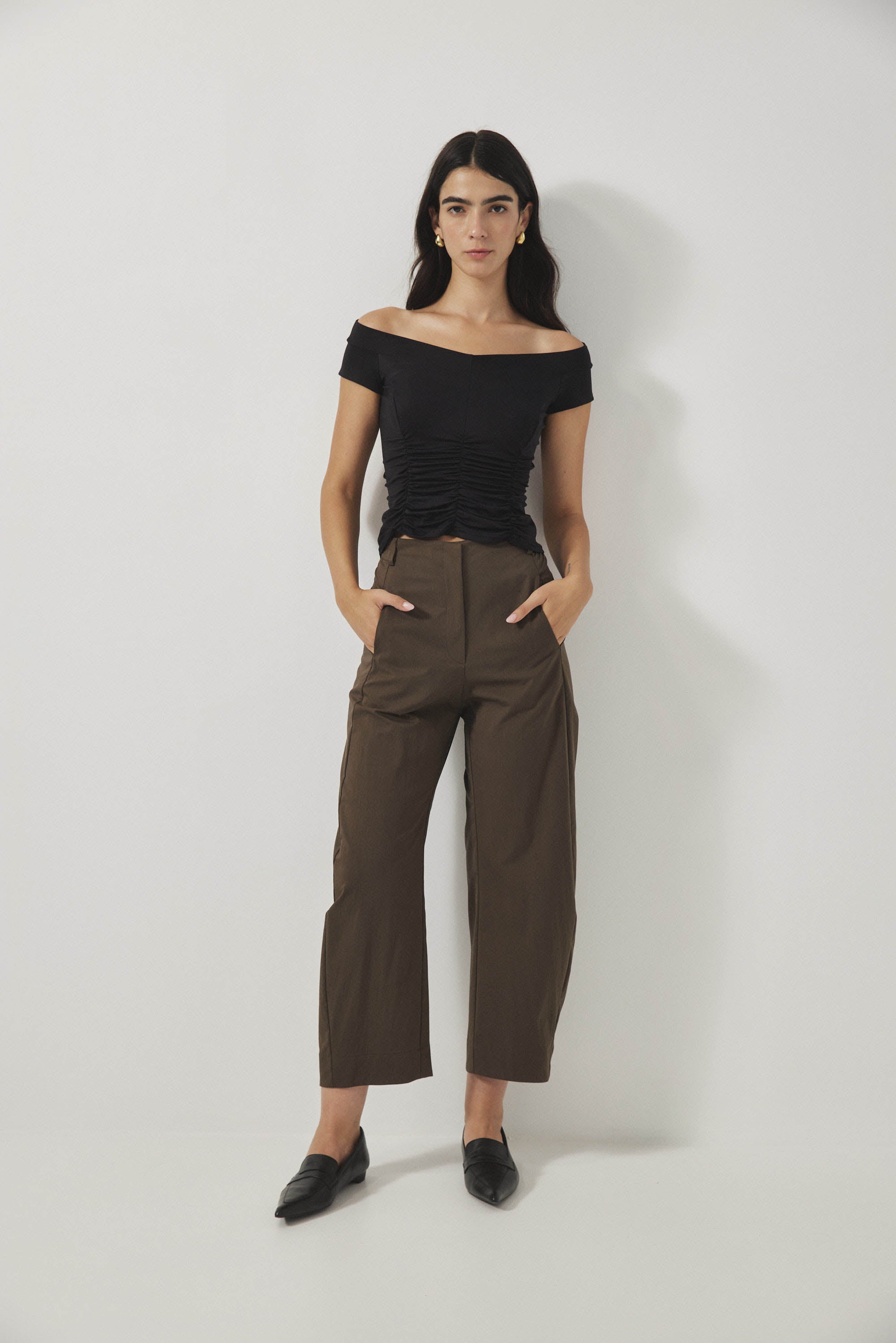 מכנסי ג׳סמין חום