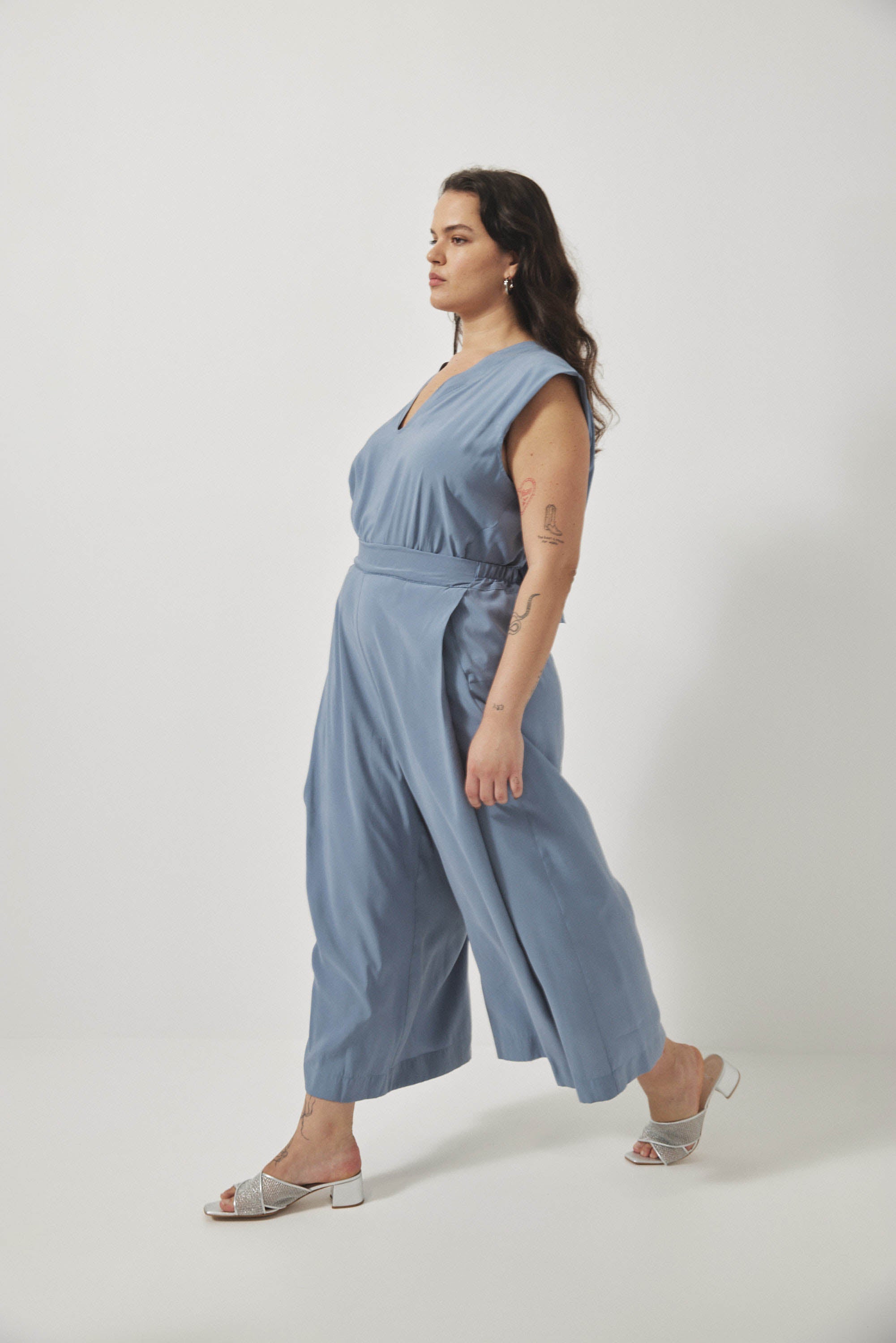 אוברול רית׳ם תכלת