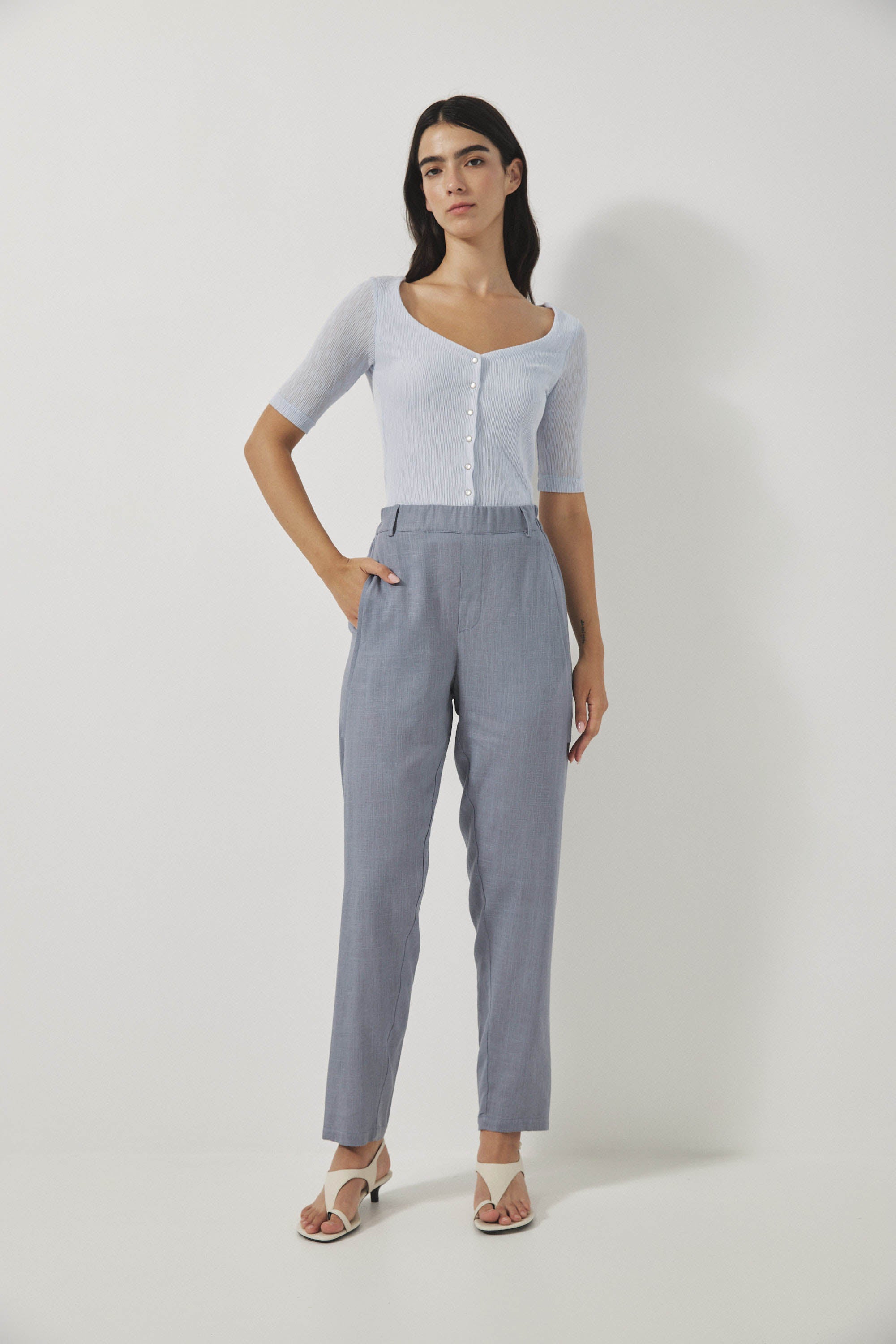 מכנסי מקס פשתן אייס