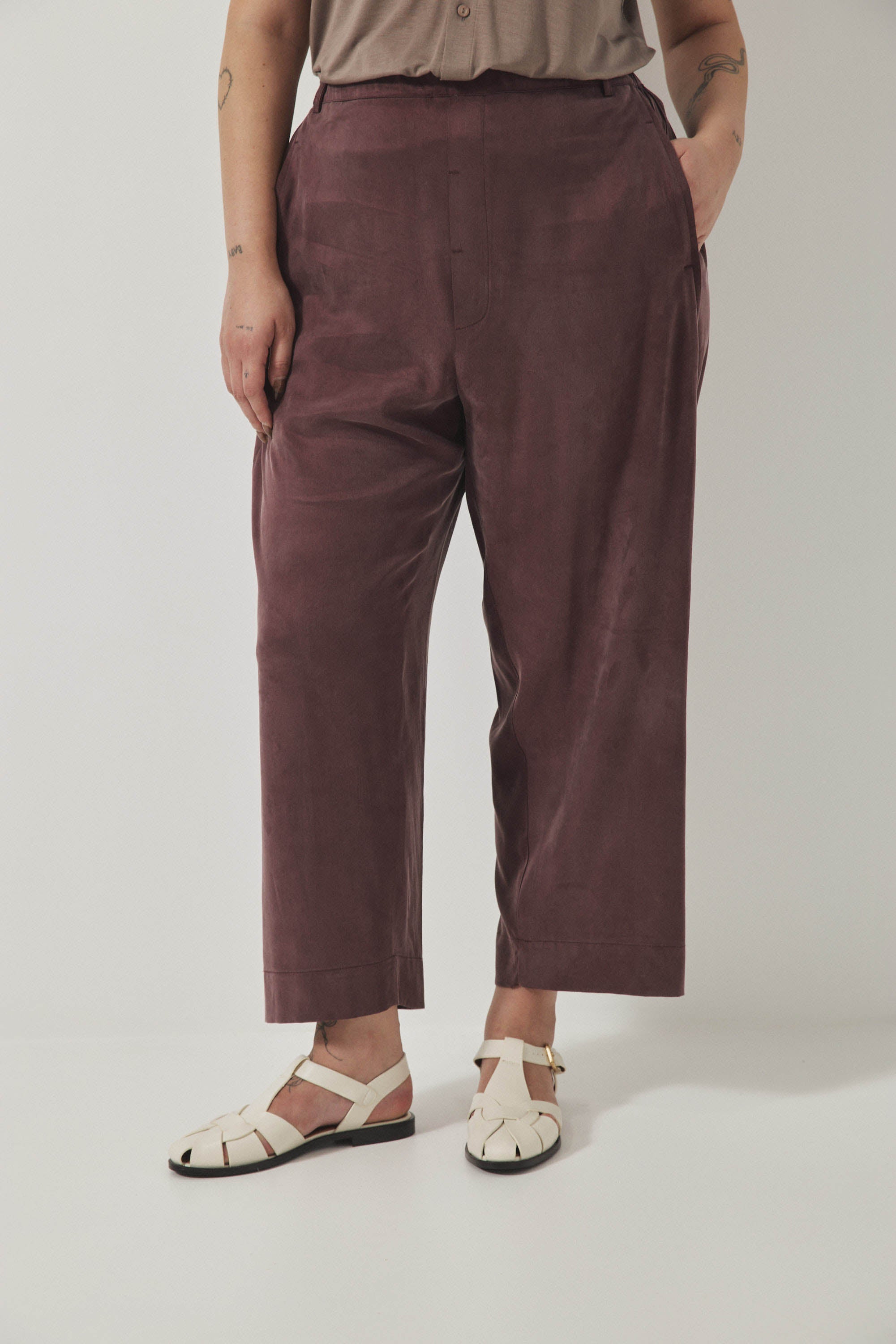 מכנסי מקסים קופרו בורגונדי