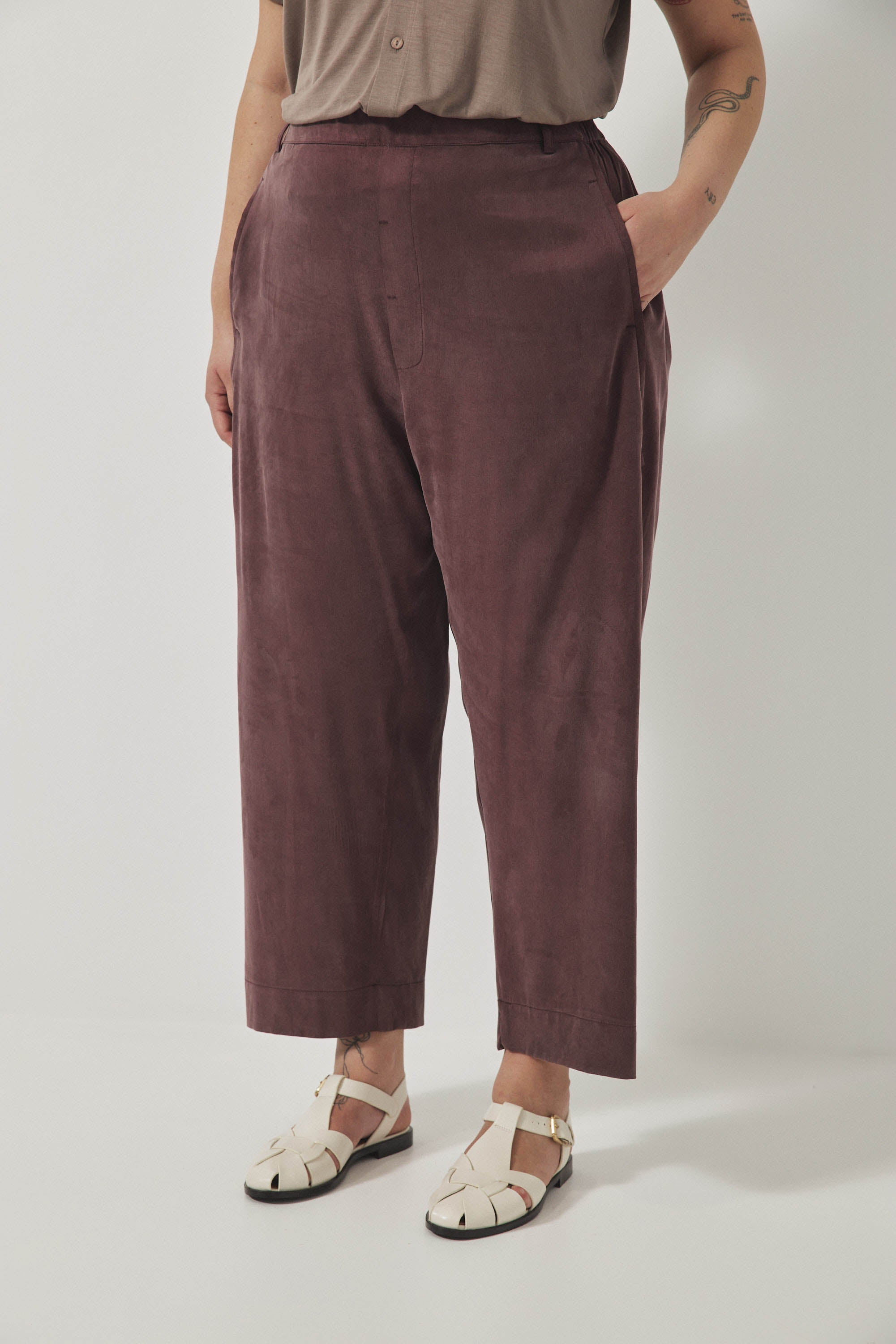 מכנסי מקסים קופרו בורגונדי