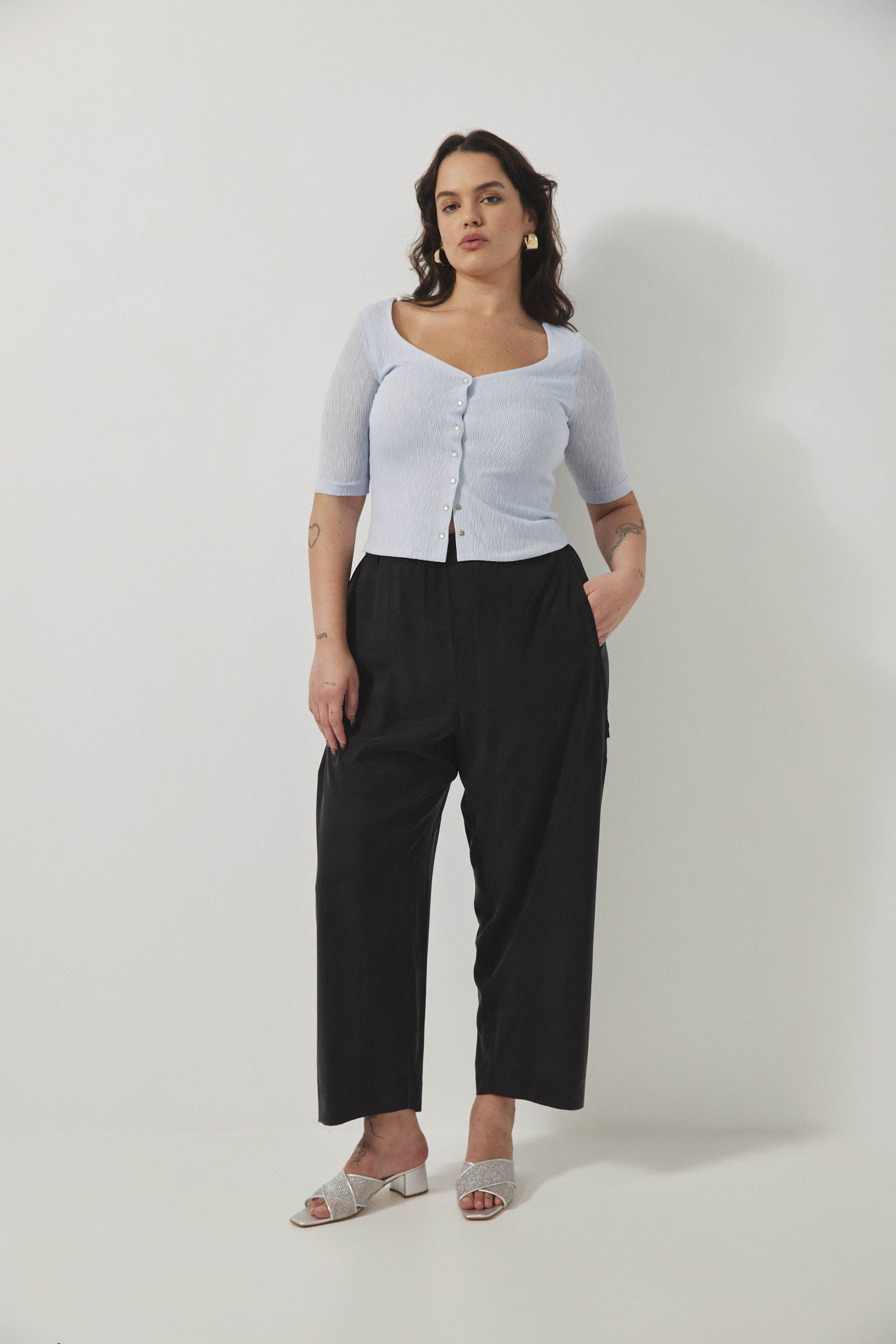 מכנסי מקסים קופרו שחור