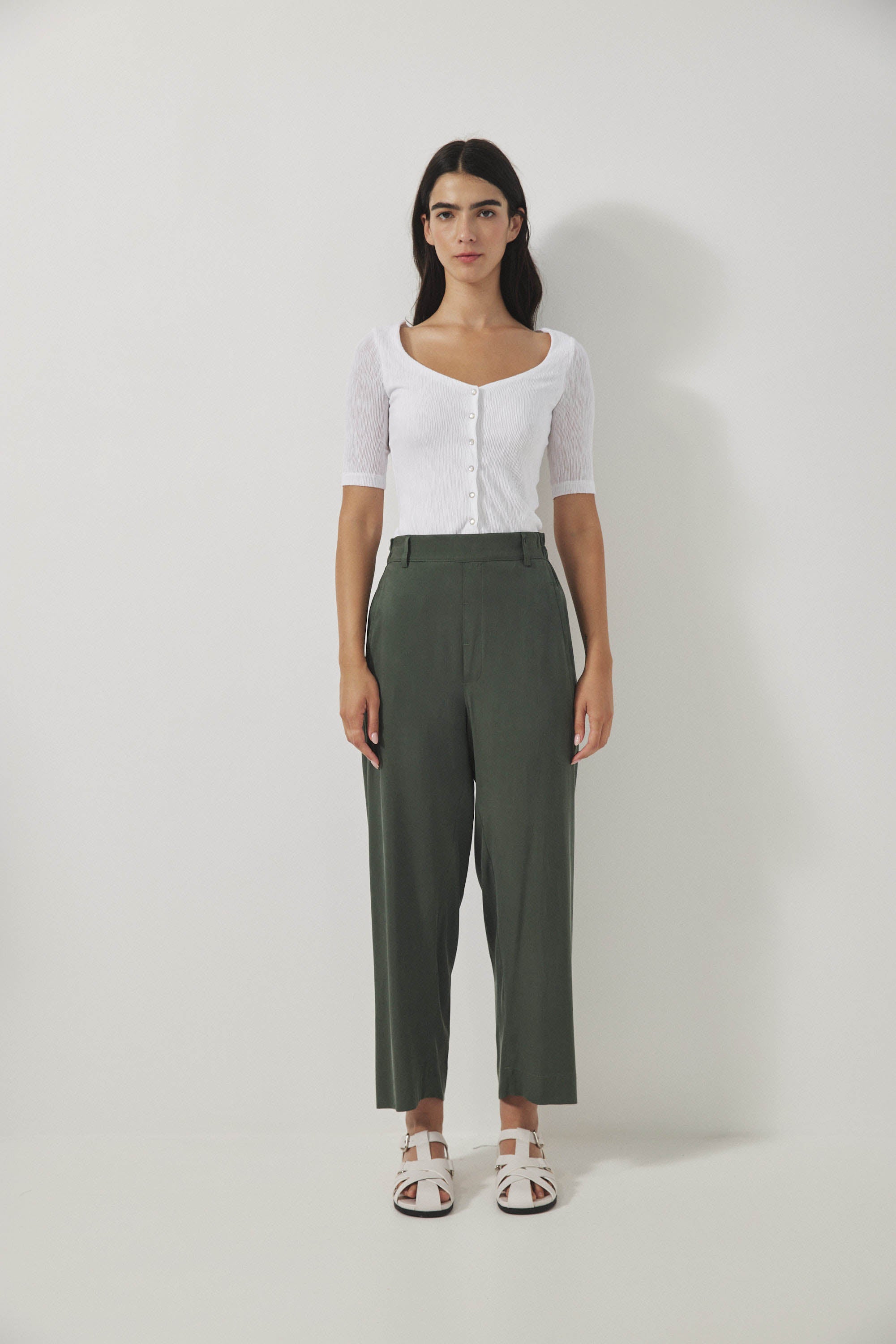 מכנסי מקסים קופרו זית