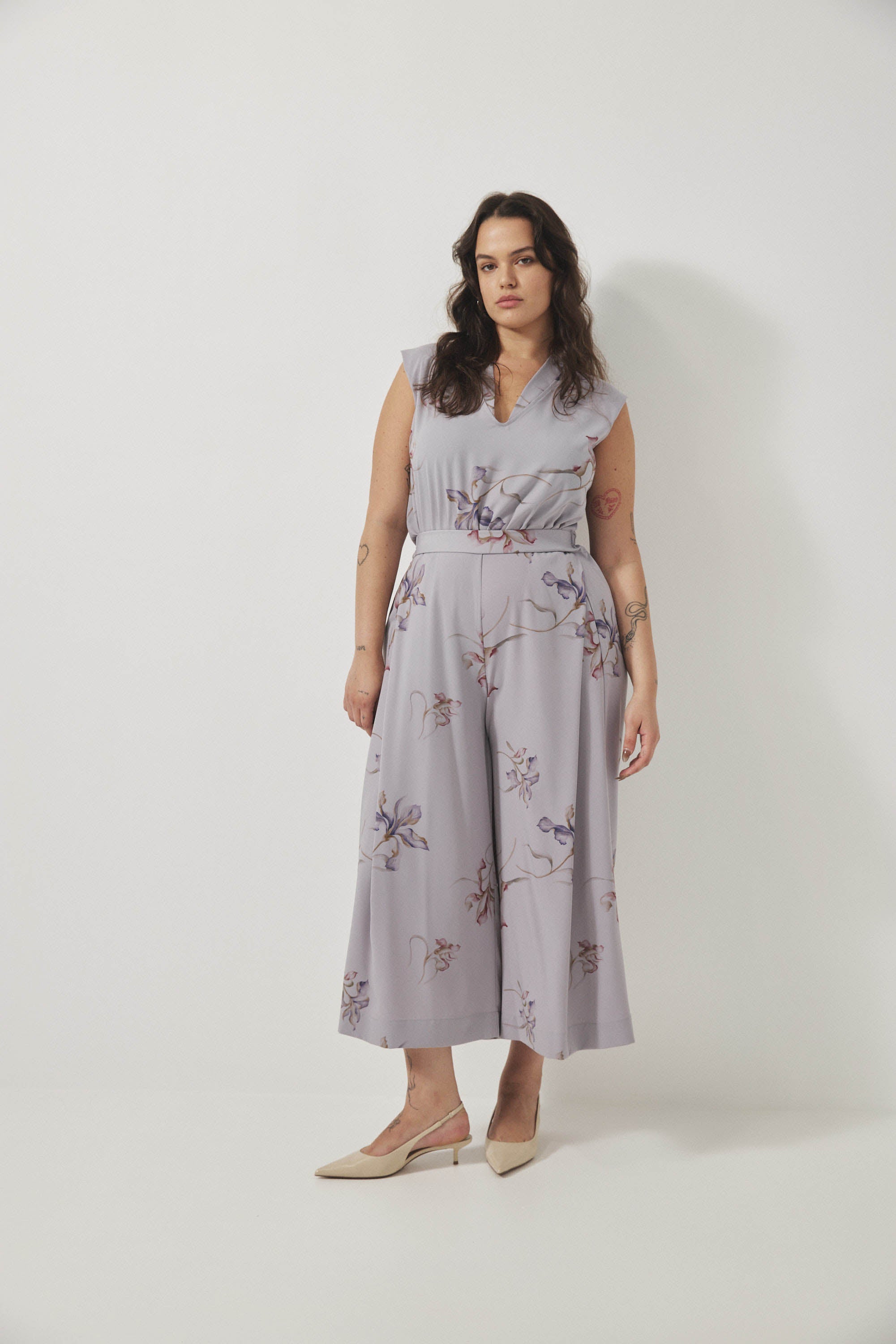 אוברול רית׳ם פרחוני