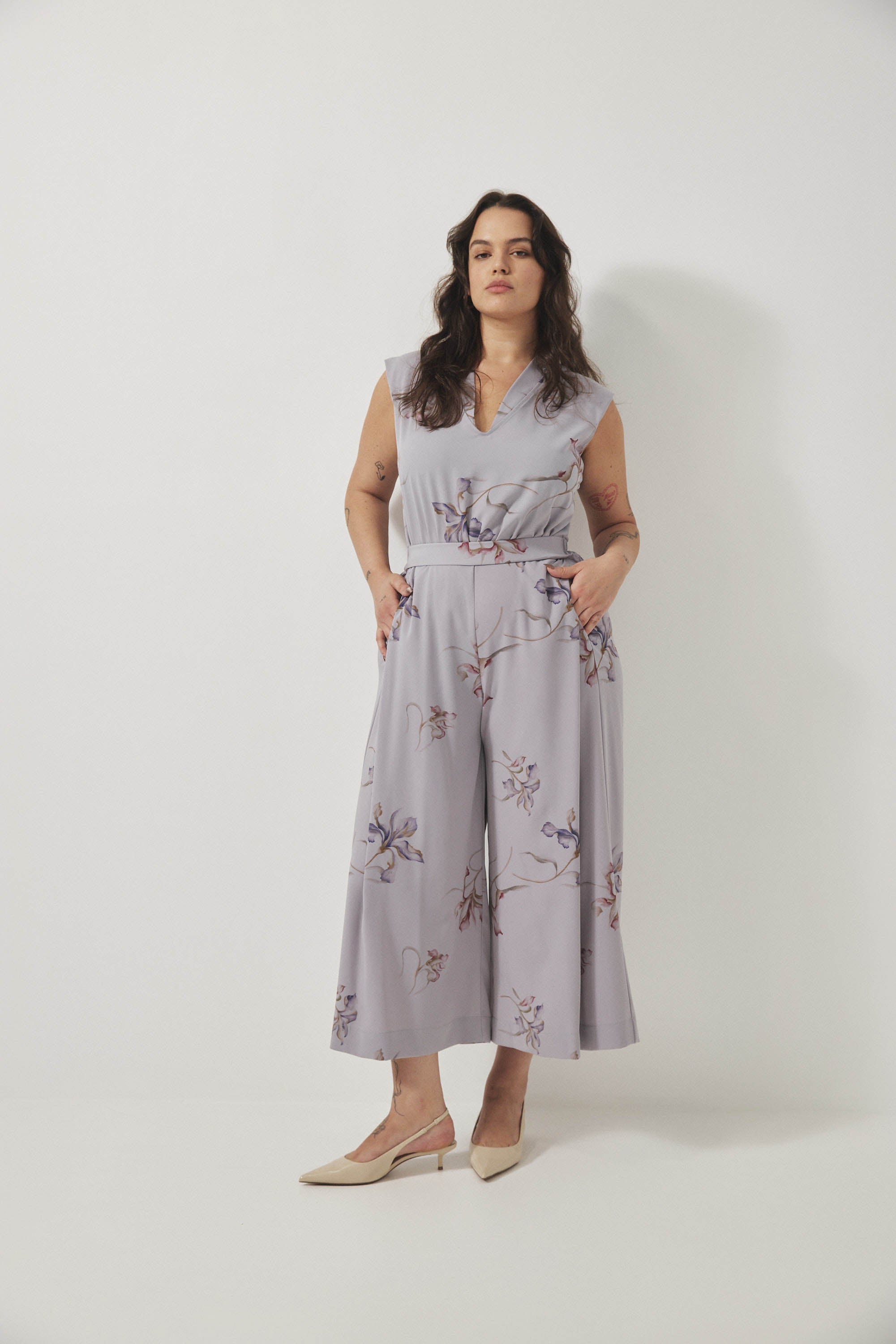 אוברול רית׳ם פרחוני