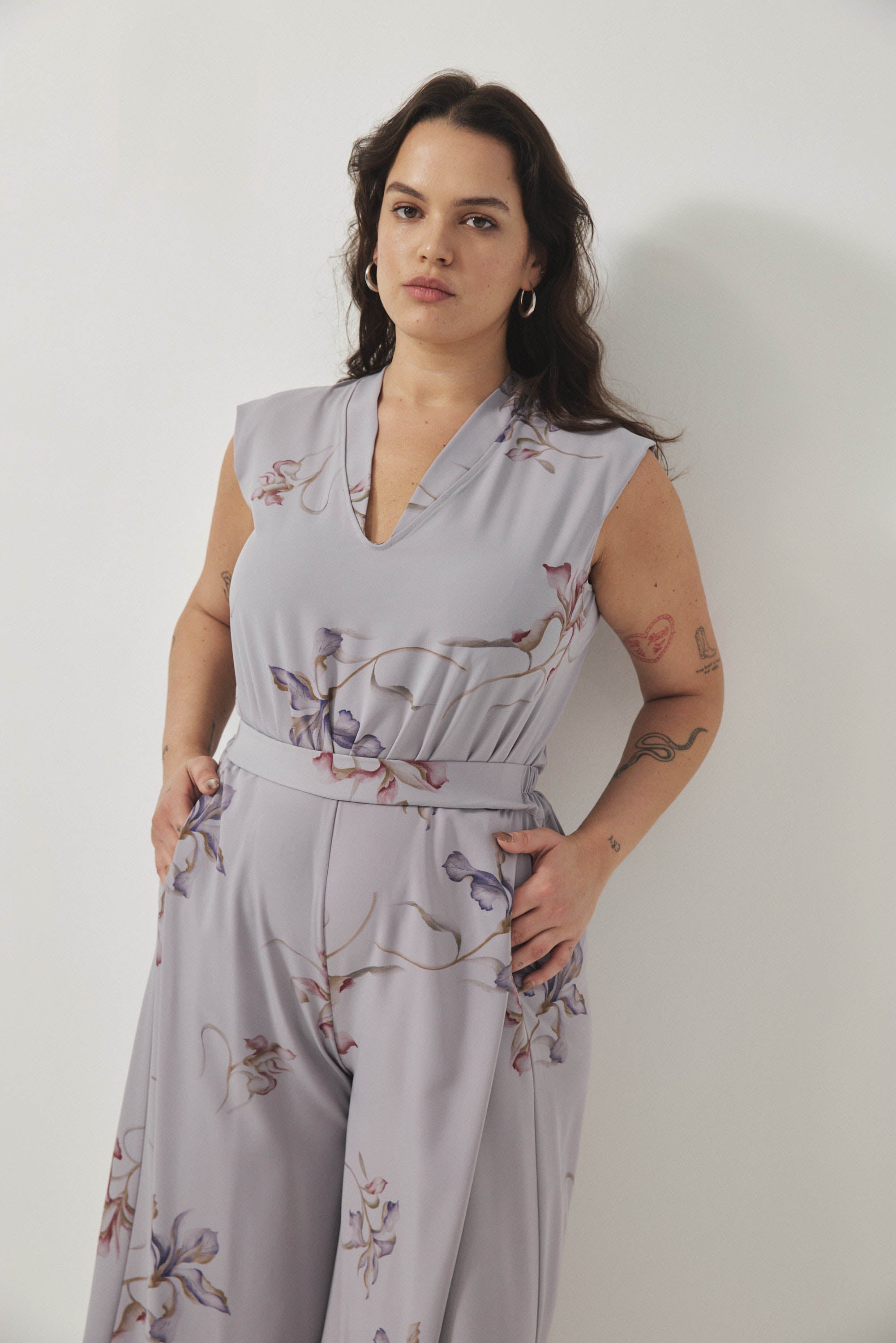 אוברול רית׳ם פרחוני