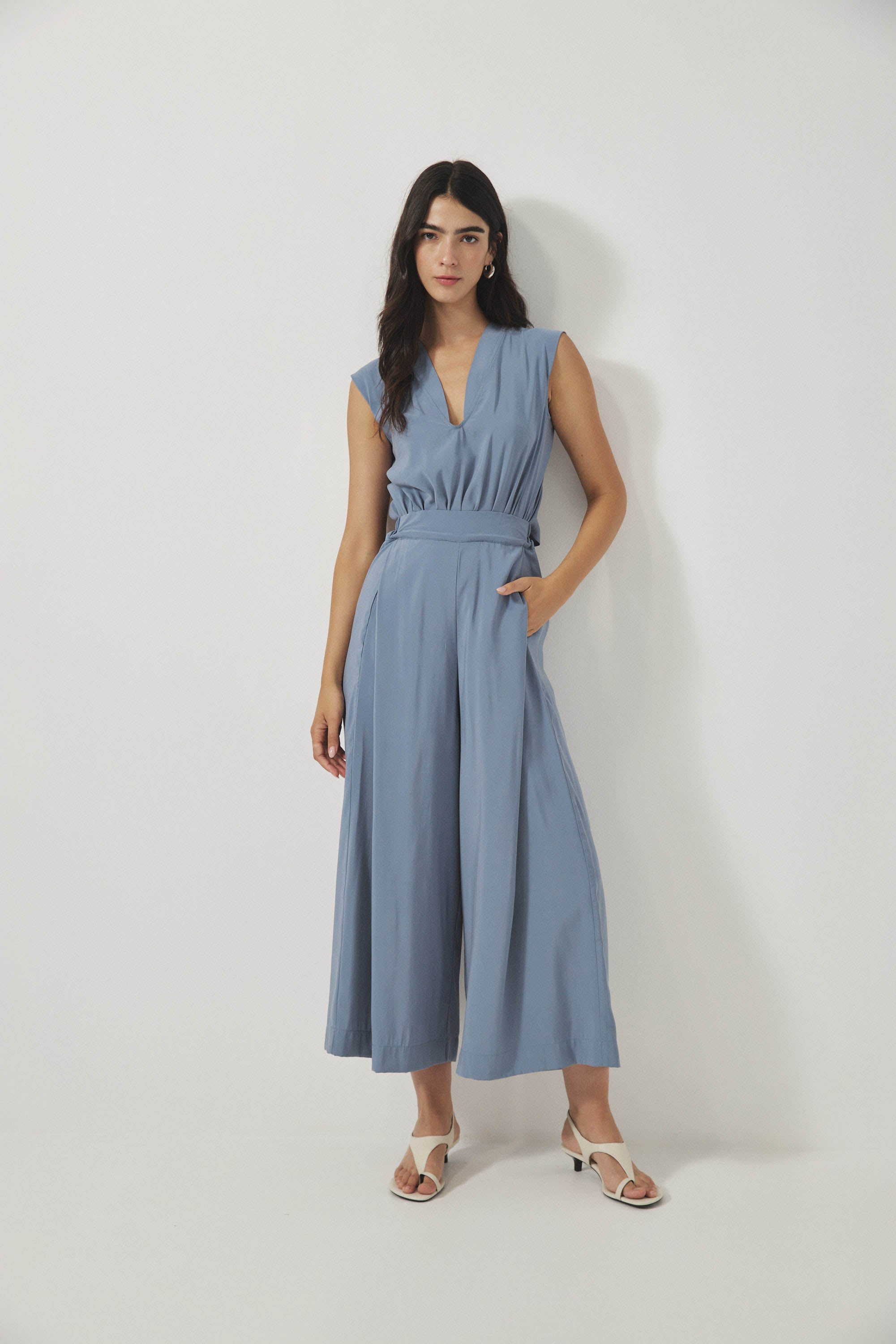 אוברול רית׳ם תכלת