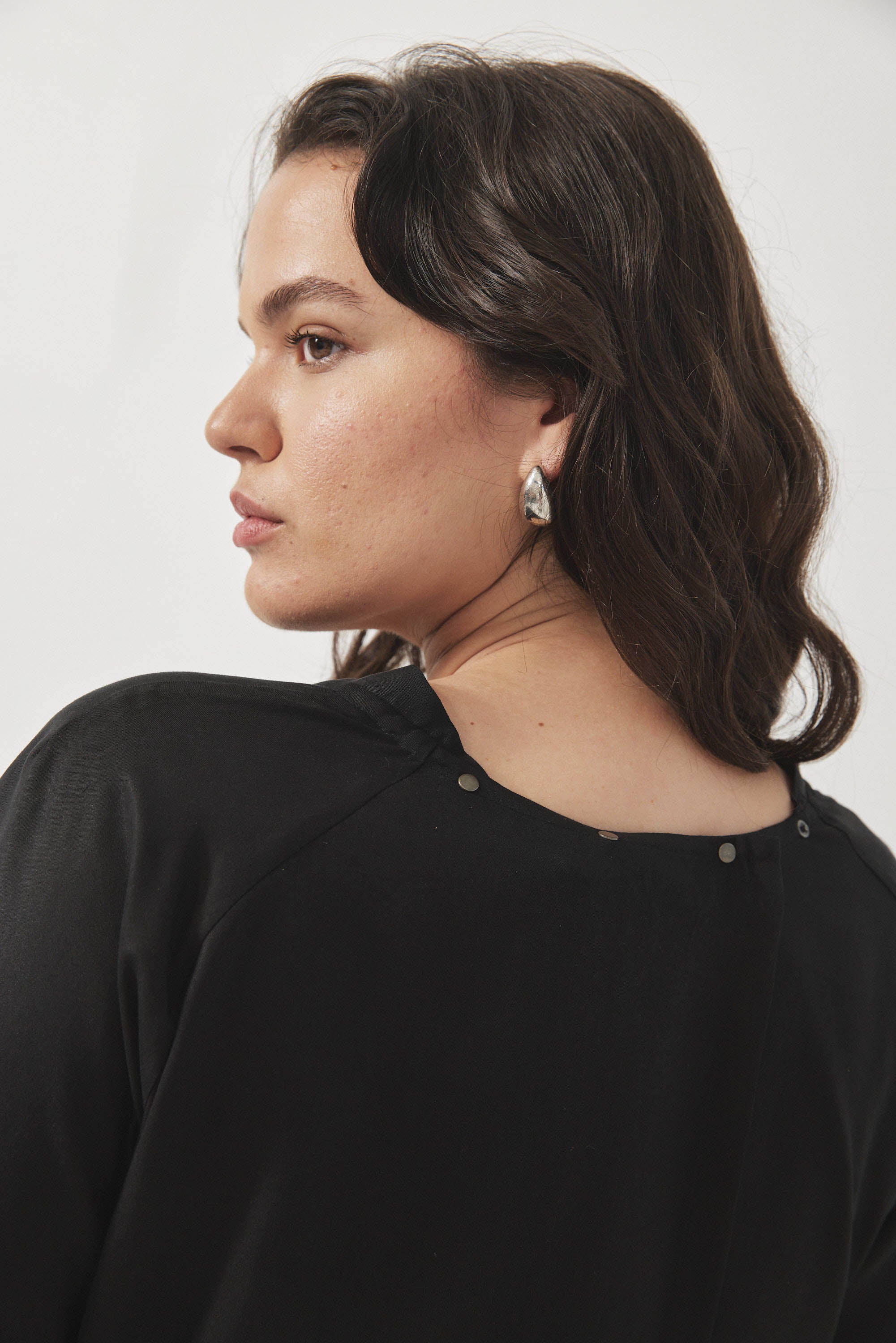 אוברול רית׳ם שרוול קצר שחור