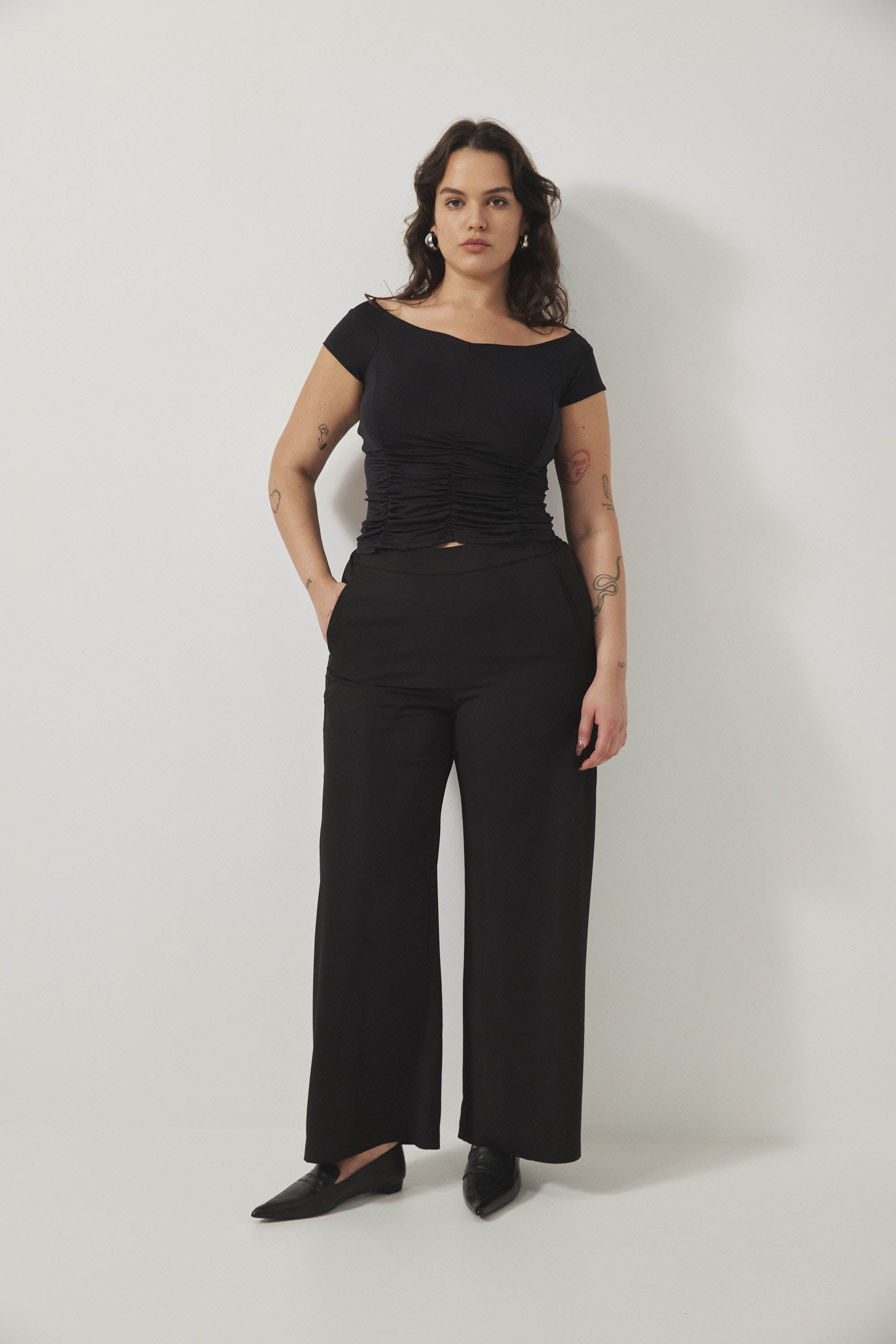 טופ סנדי שחור