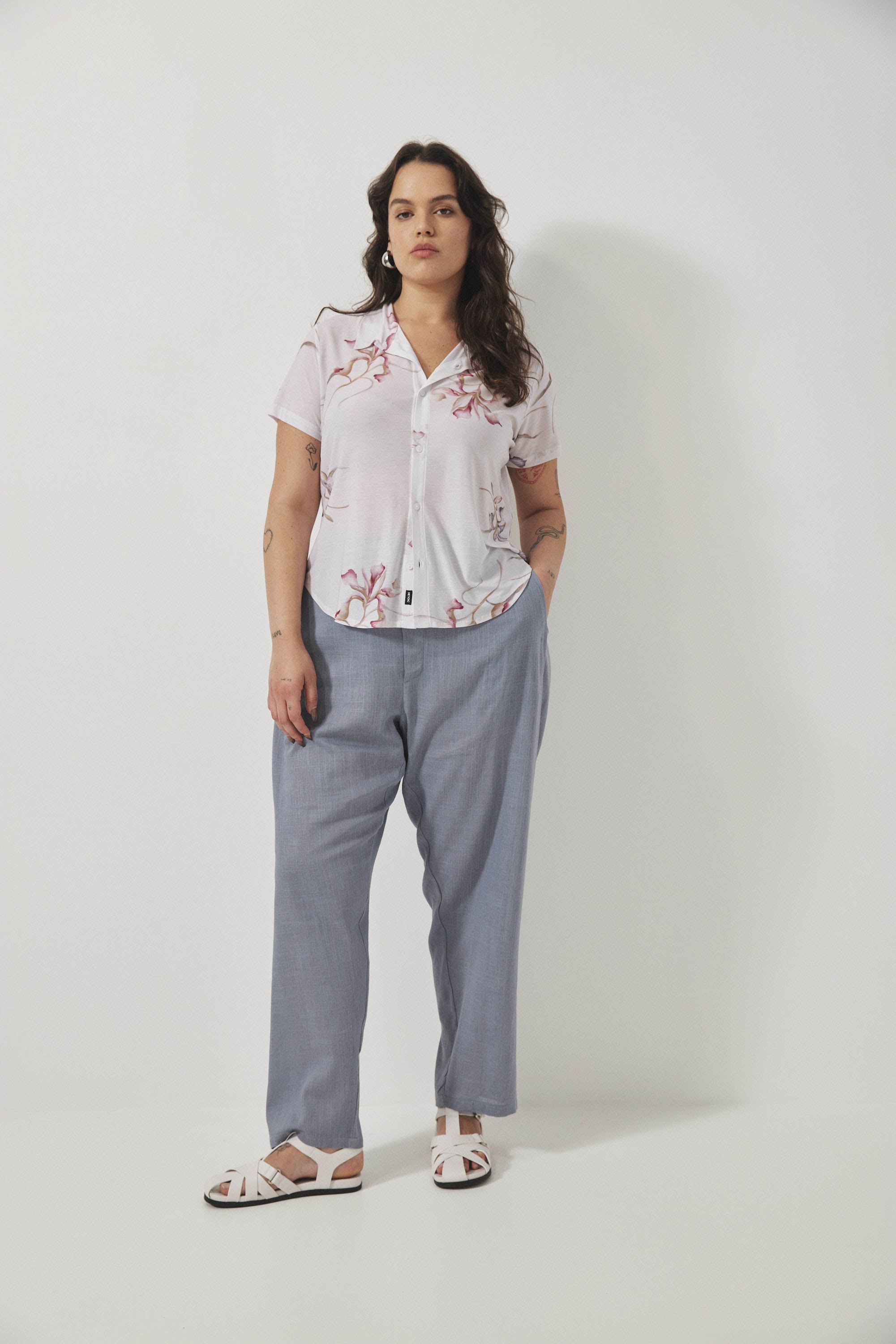 מכנסי מקס פשתן אייס