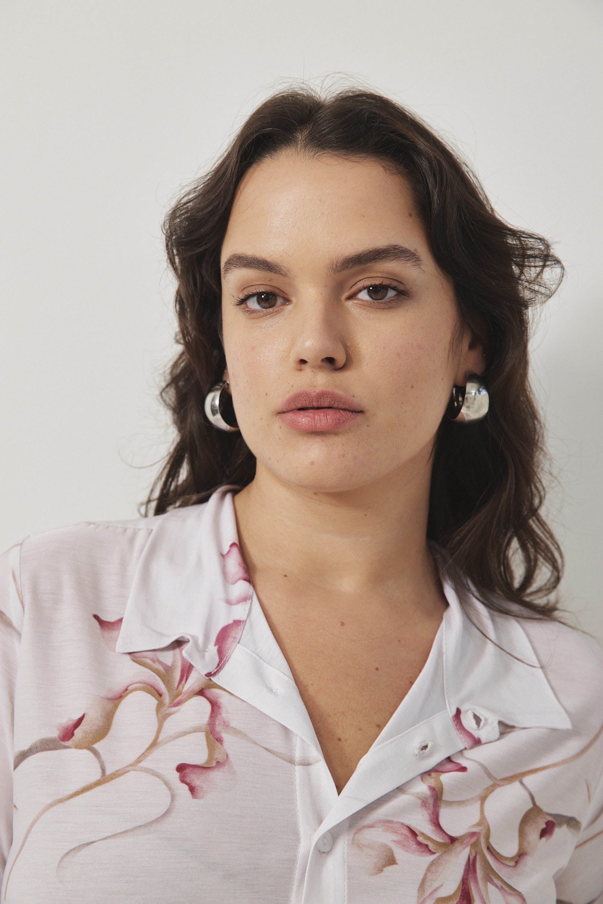 חולצת פָה פרחוני