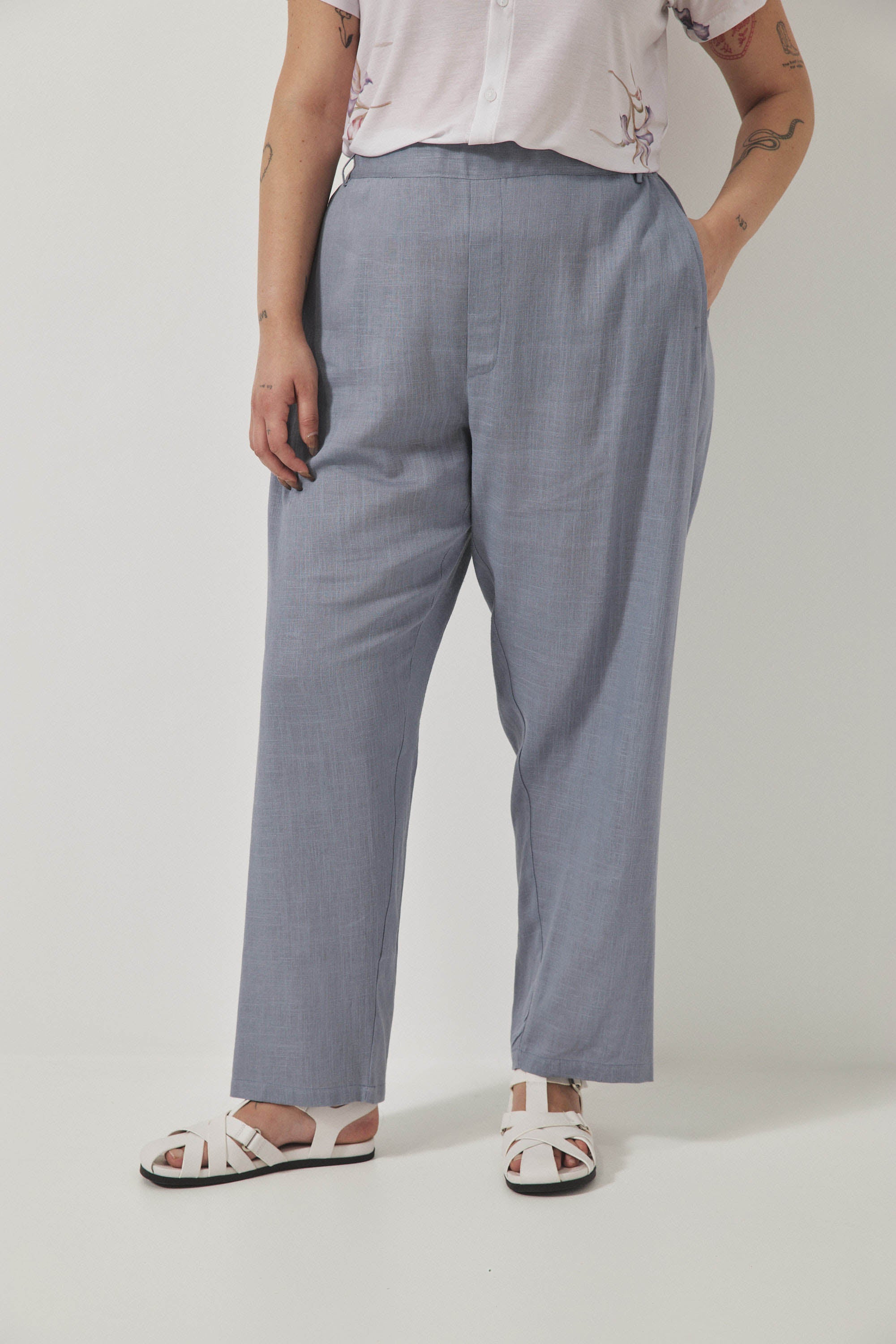 מכנסי מקס פשתן אייס