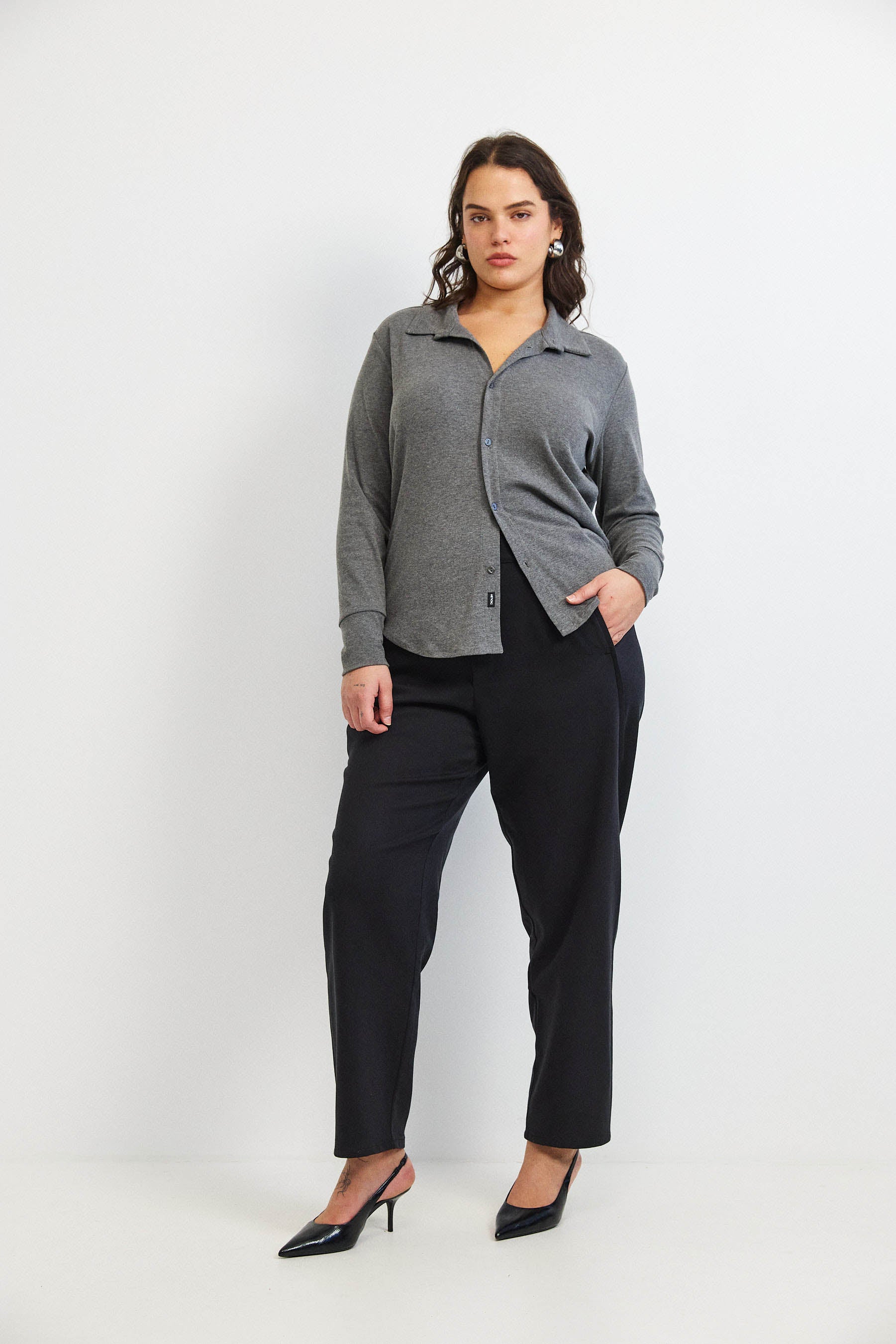 מכנסי מקס קומפורט שחור