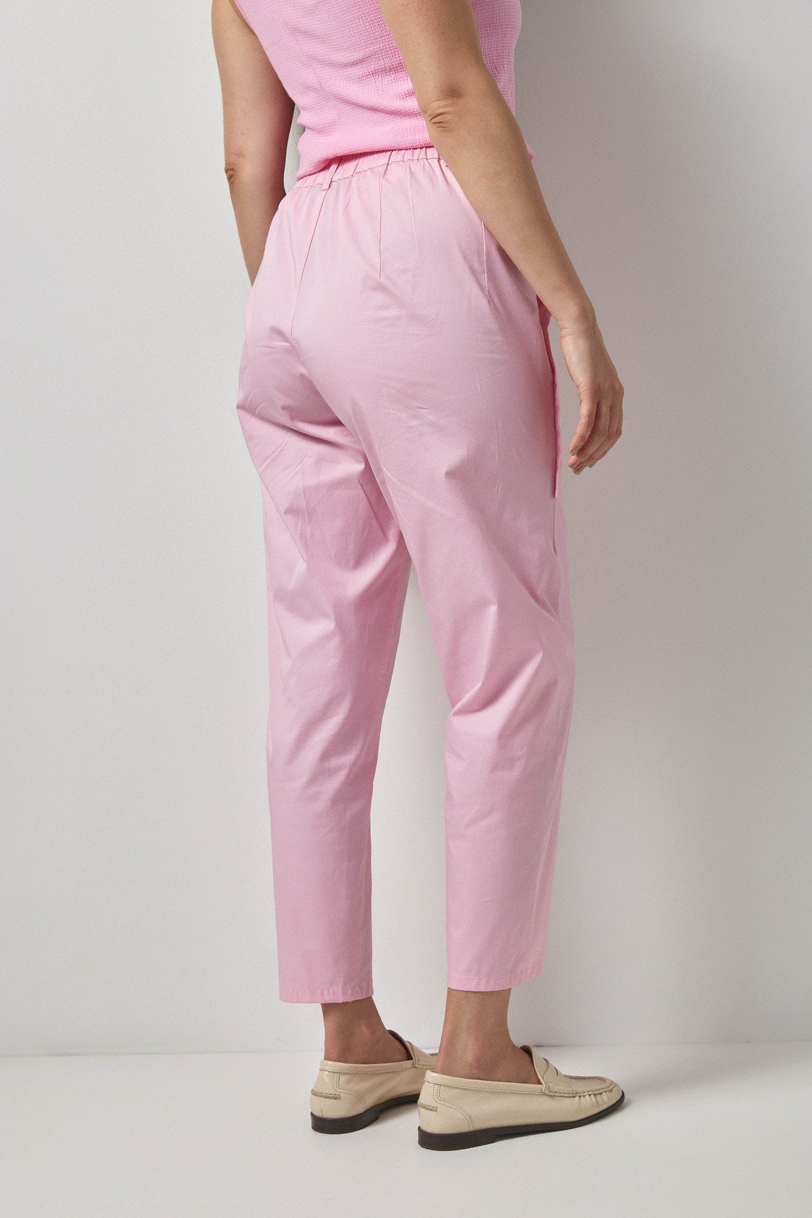 מכנסי מקס כותנה ורוד