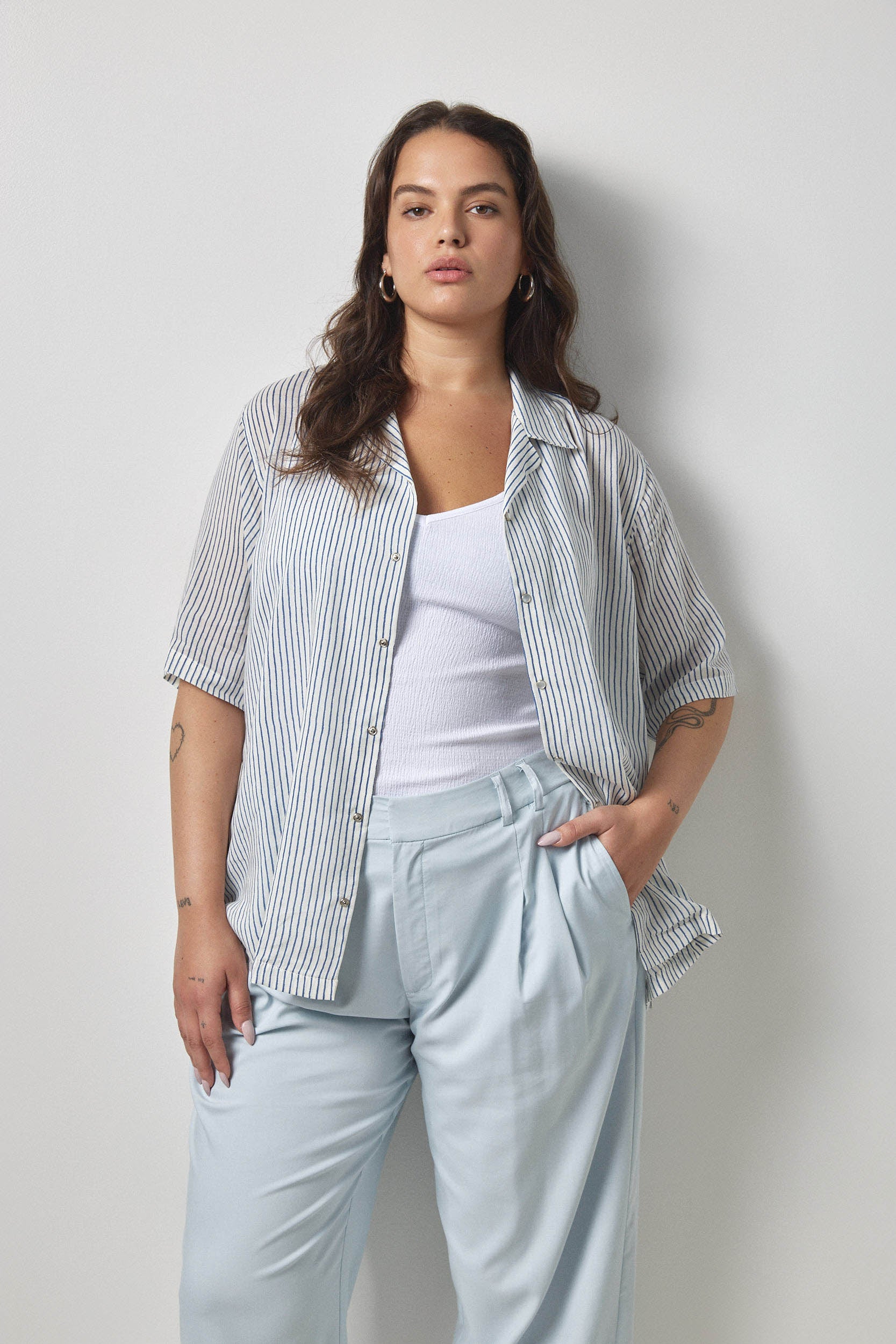 חולצת מוריס פסים