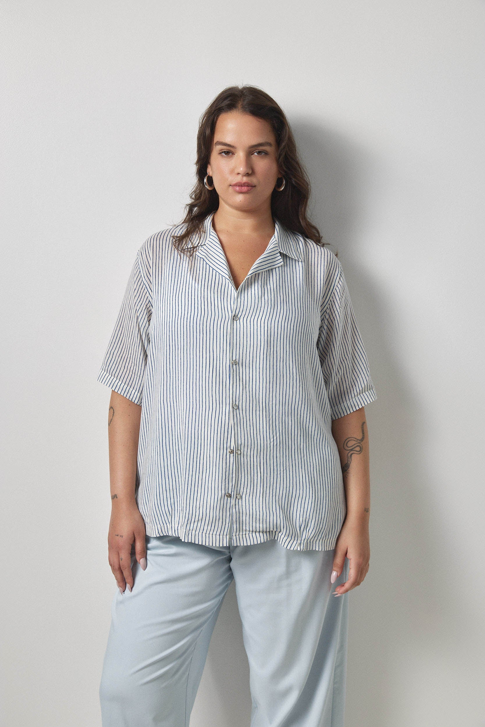 חולצת מוריס פסים