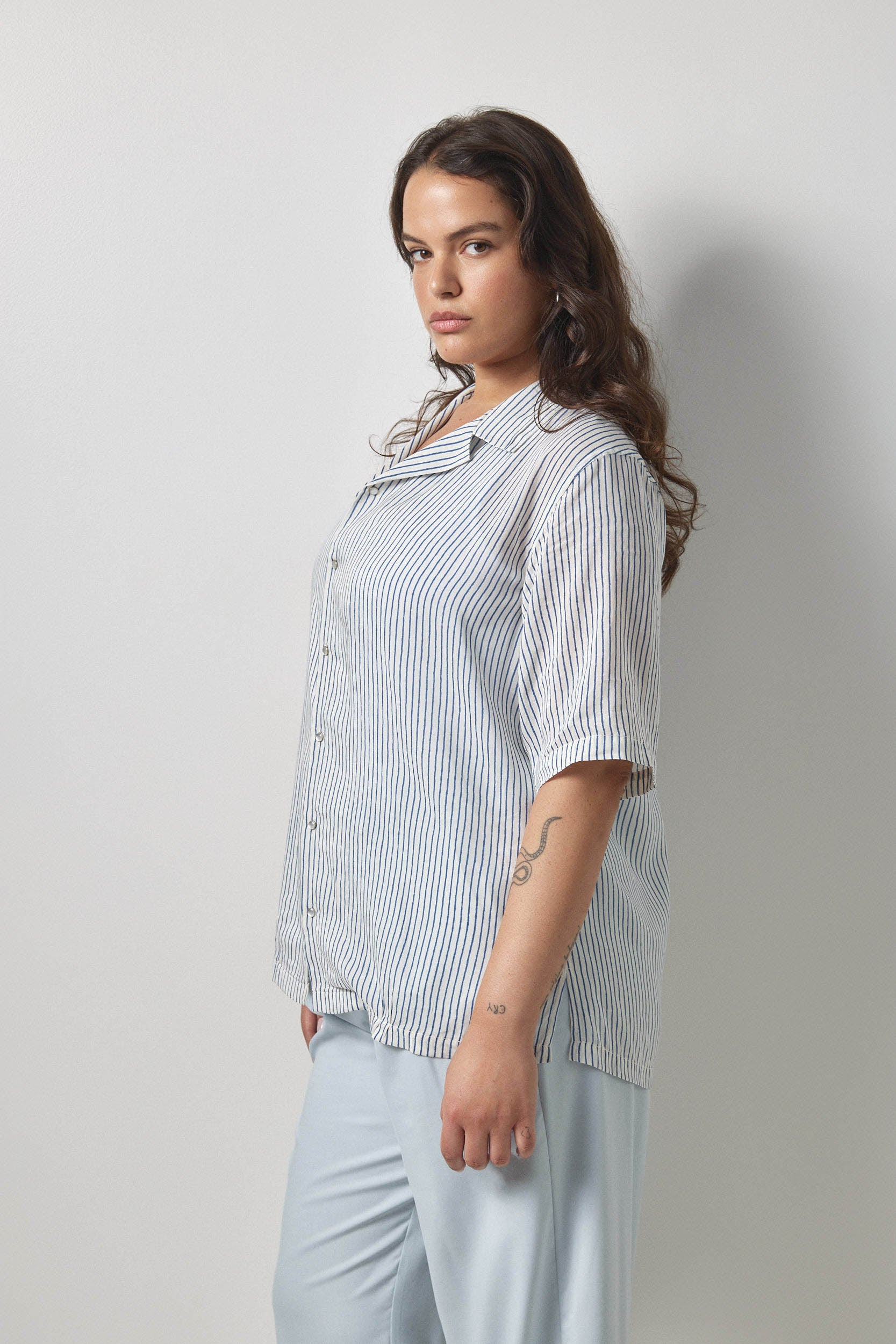 חולצת מוריס פסים