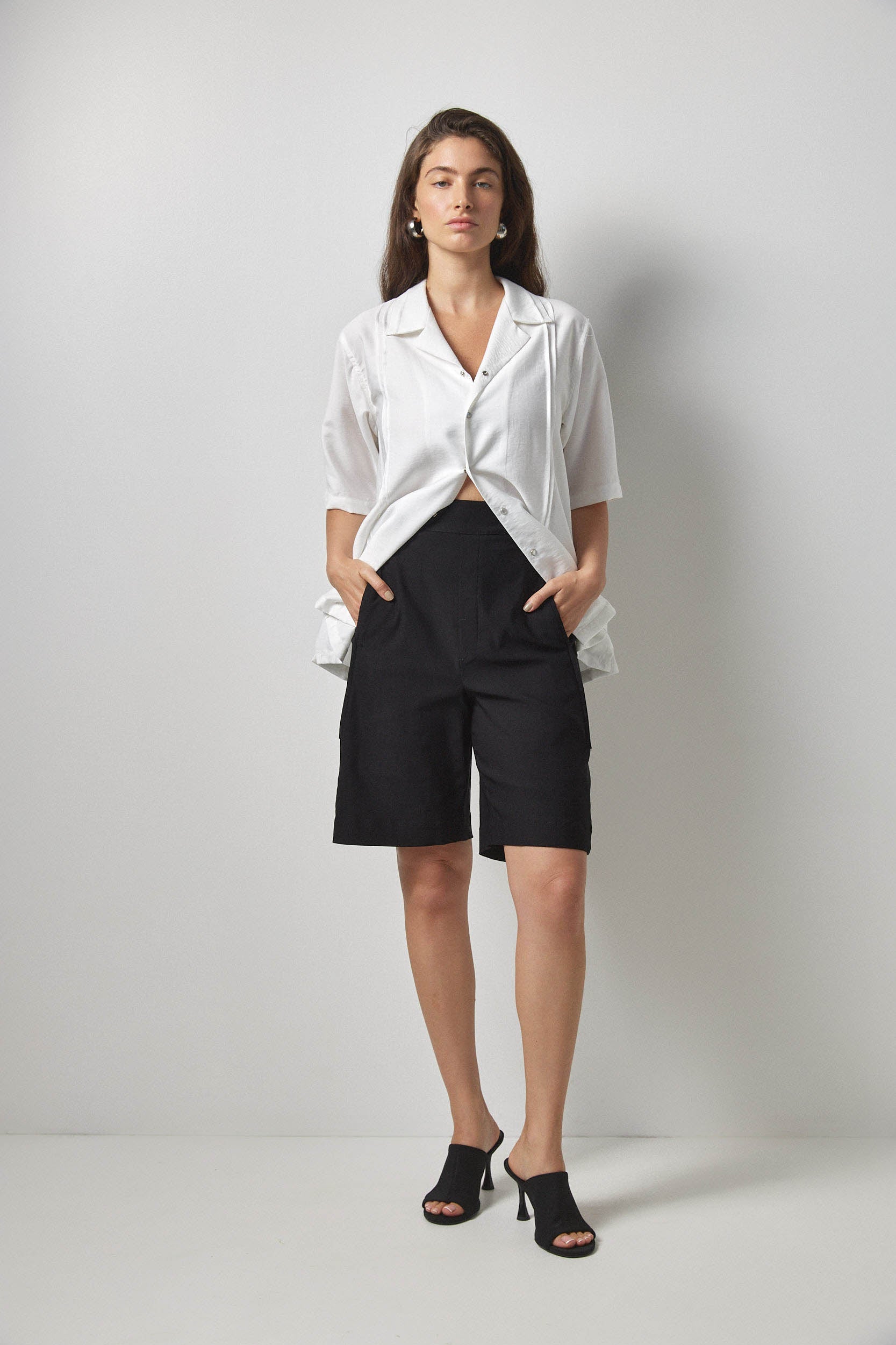 חולצת מוריס שמנת