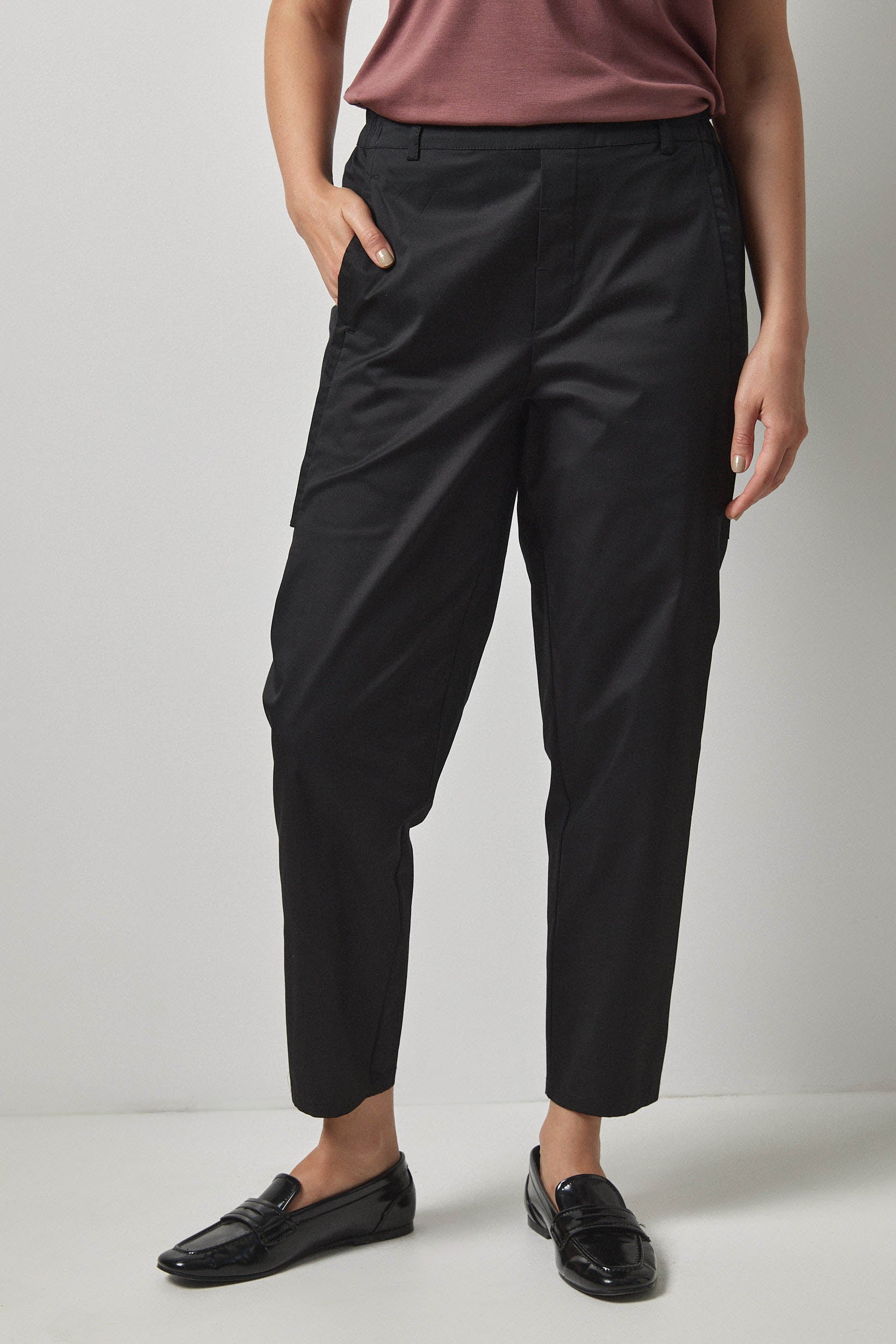 מכנסי מקס כותנה שחור