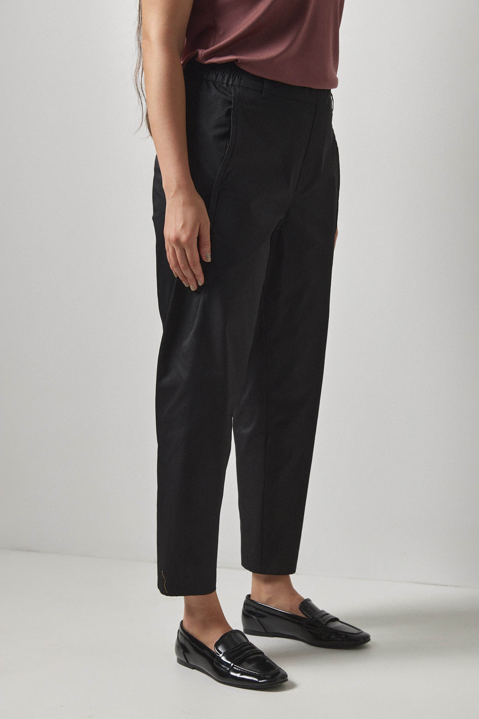 מכנסי מקס כותנה שחור