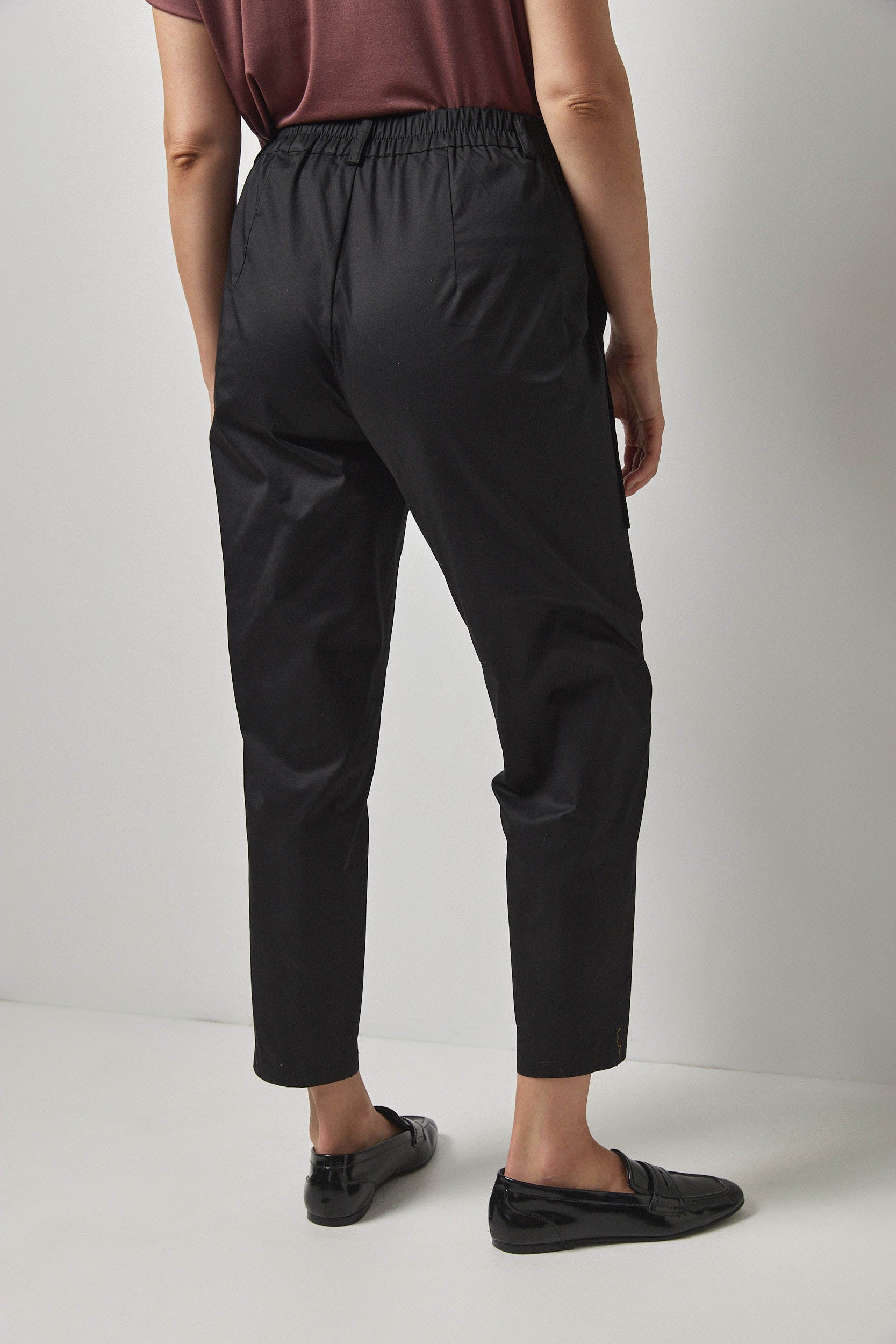 מכנסי מקס כותנה שחור