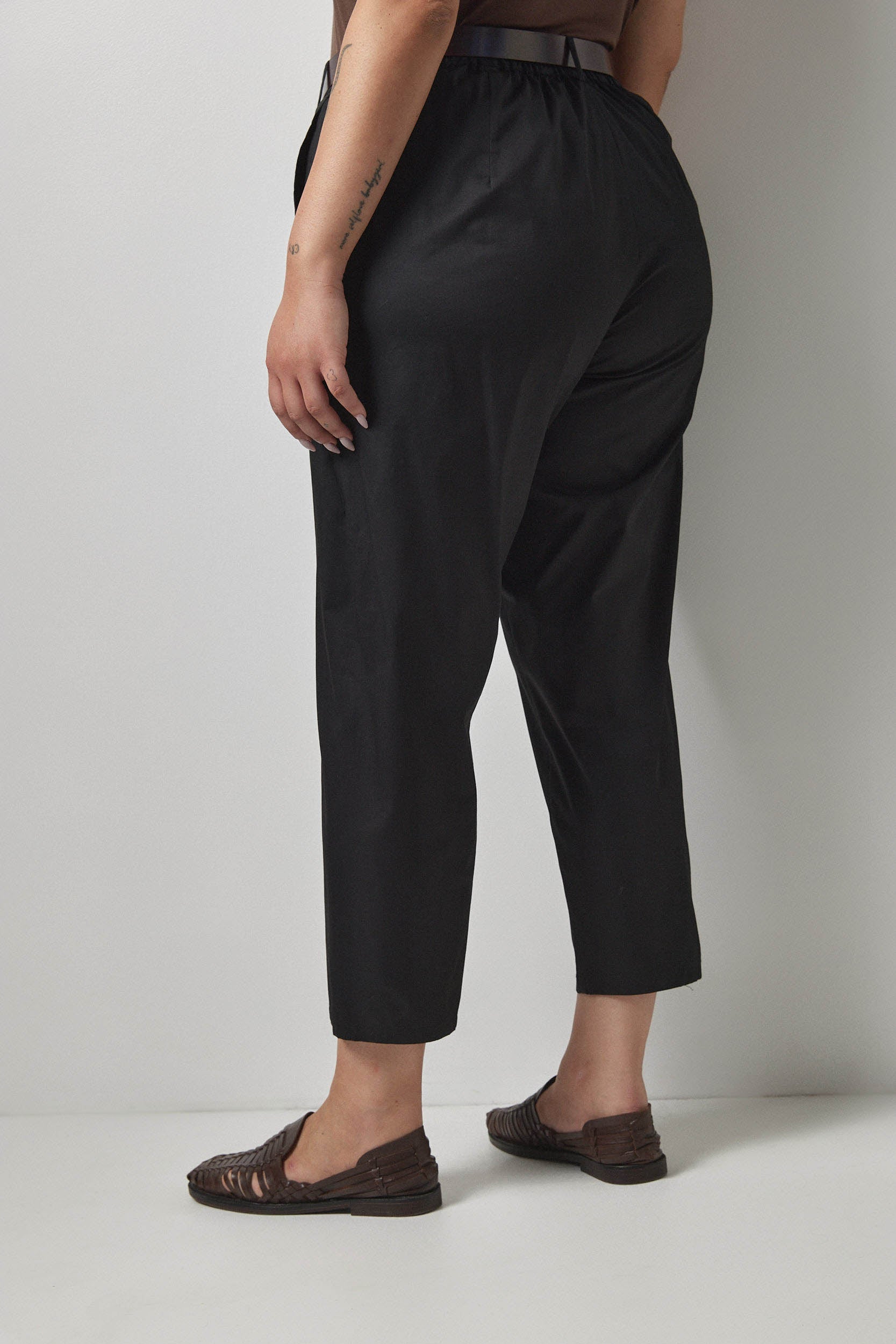 מכנסי מקס כותנה שחור