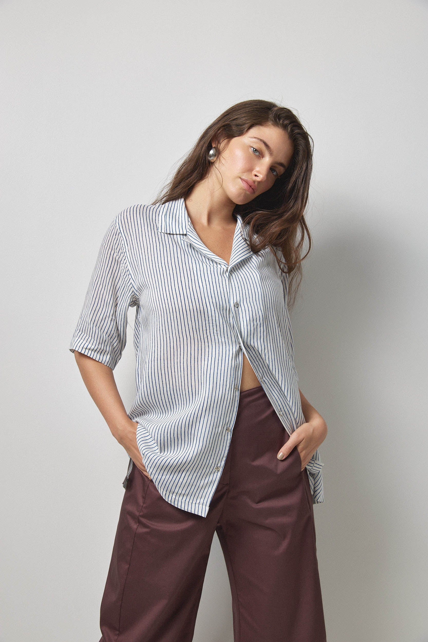 חולצת מוריס פסים