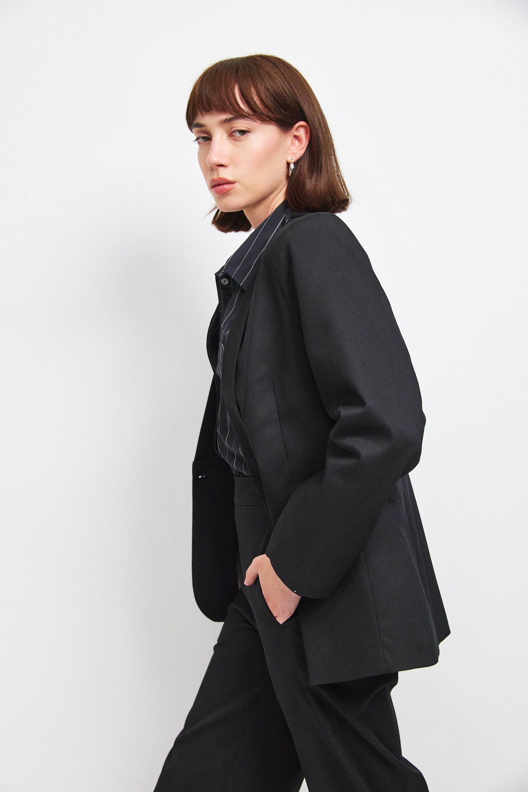 ג׳קט פולי טנסל שחור