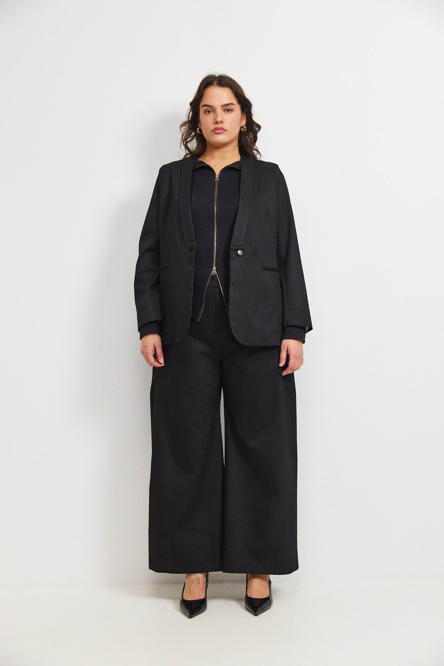 ג׳קט פולי טנסל שחור