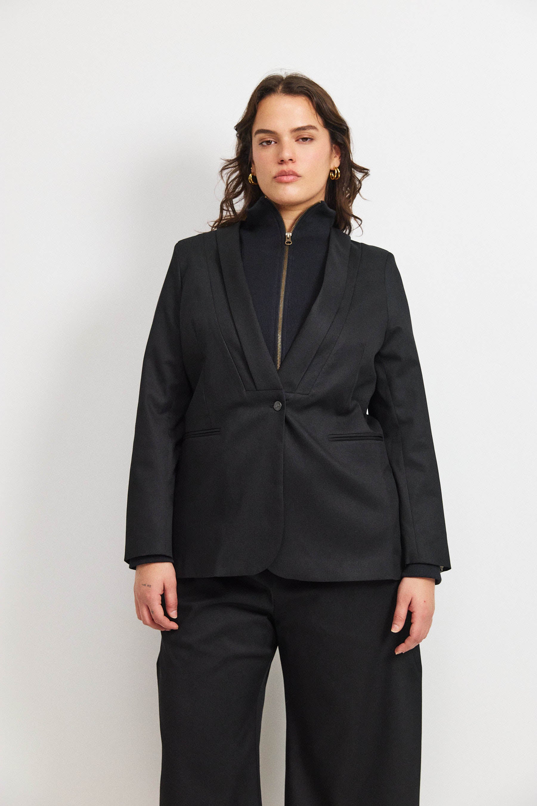 ג׳קט פולי טנסל שחור