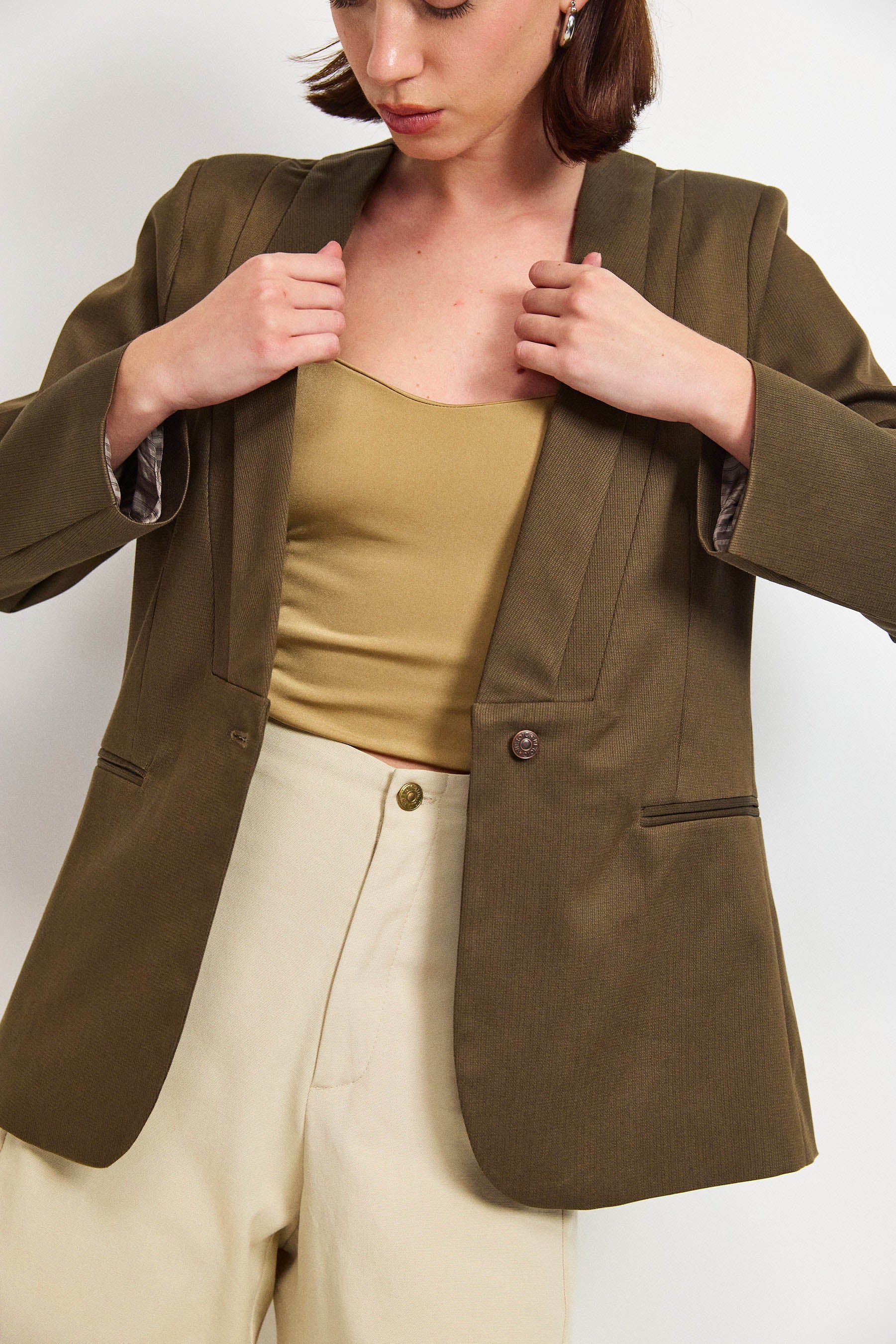 ג׳קט פולי טנסל חום