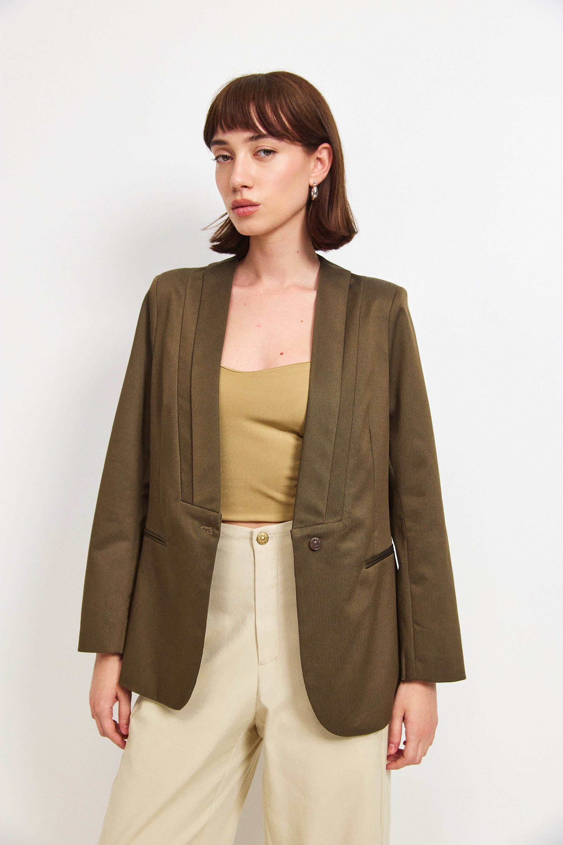 ג׳קט פולי טנסל חום