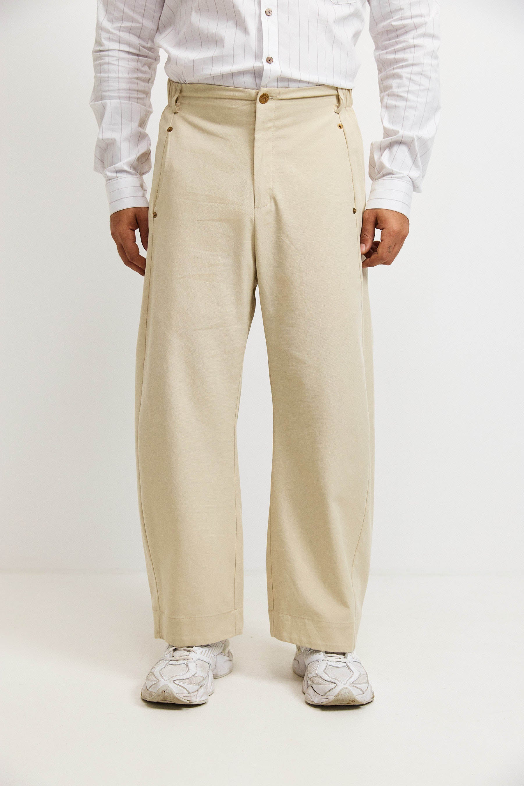 מכנסי ג׳סמין דריל גבר אבן