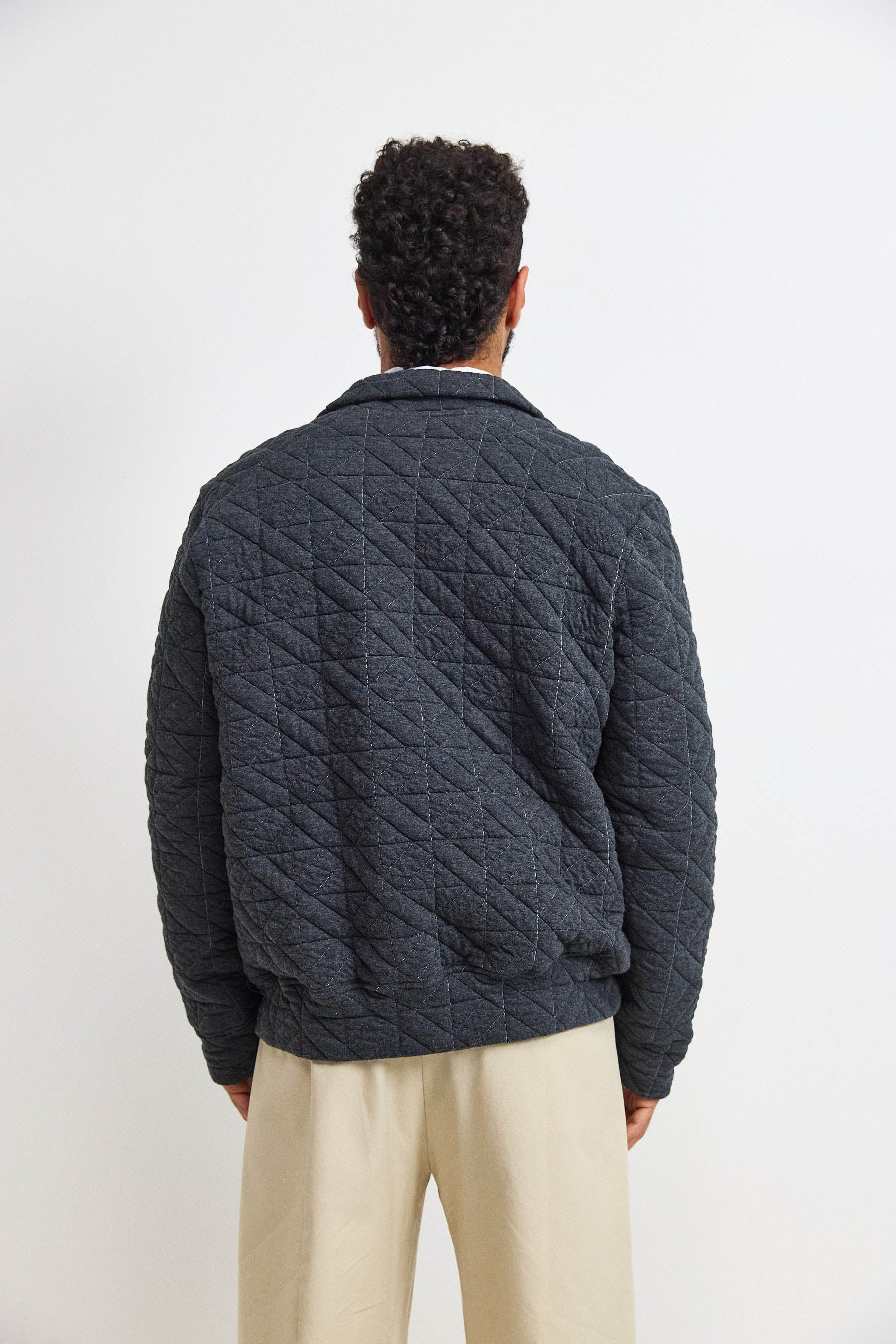 ג'קט קנדי גבר אפור