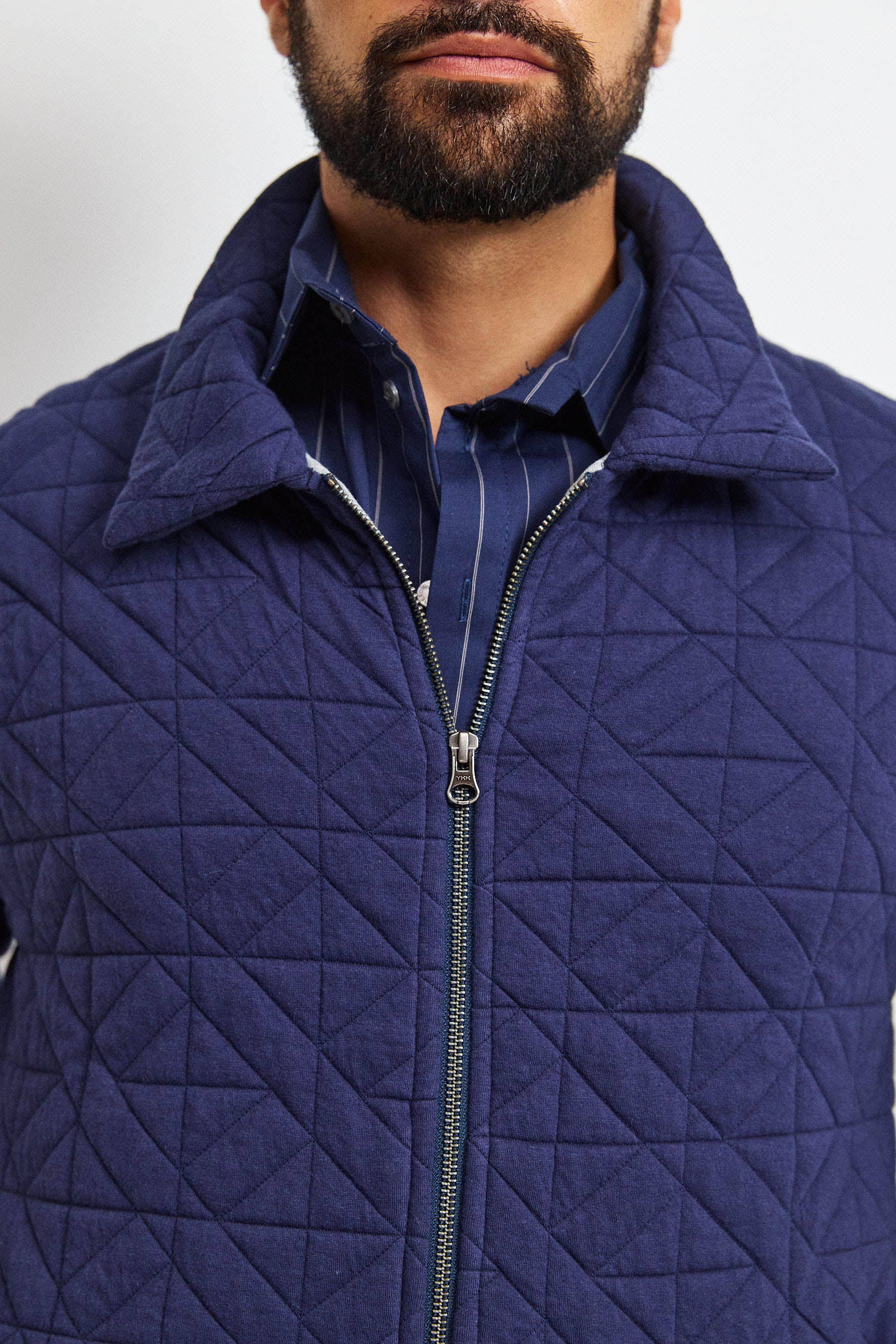 ג'קט קנדי גבר נייבי