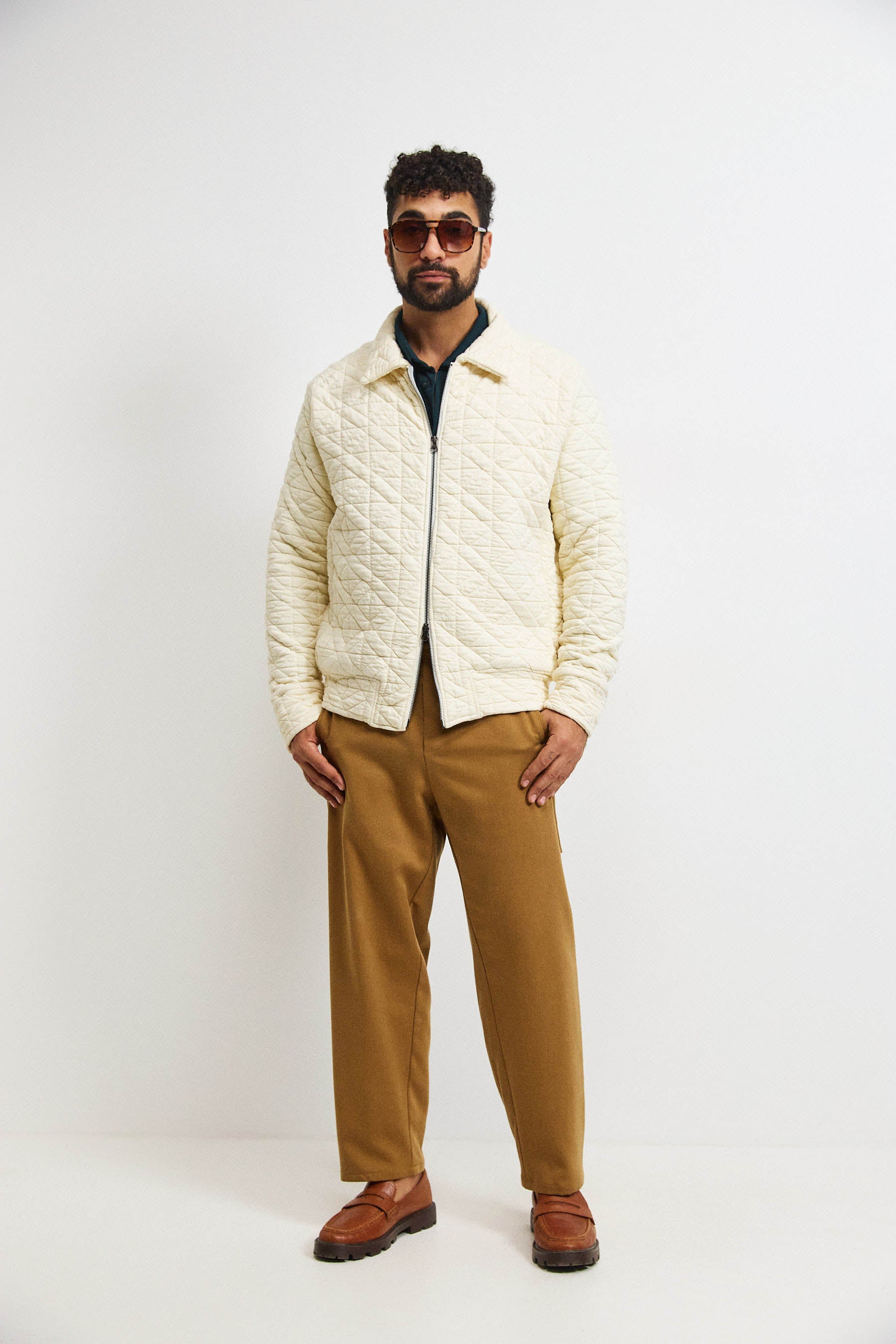 ג'קט קנדי גבר קרם