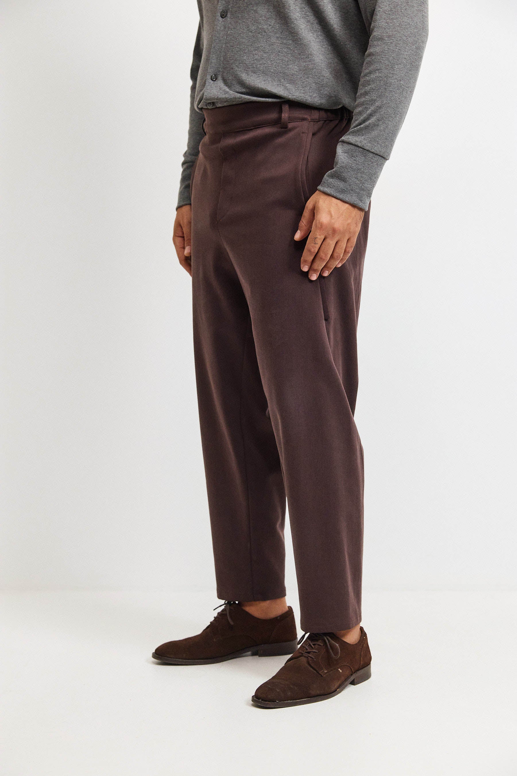 מכנסי מקס קומפורט גבר חום