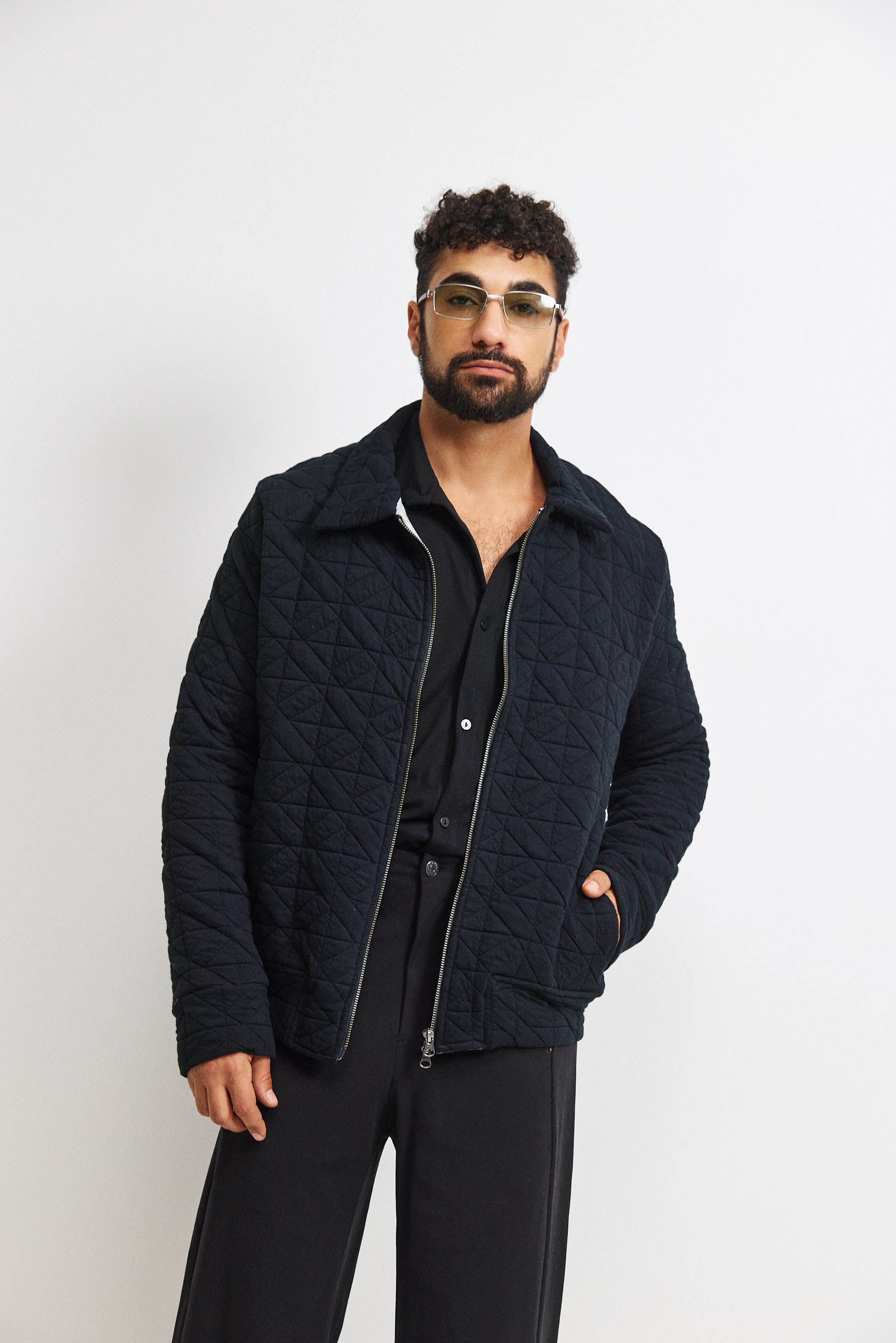 ג'קט קנדי גבר שחור