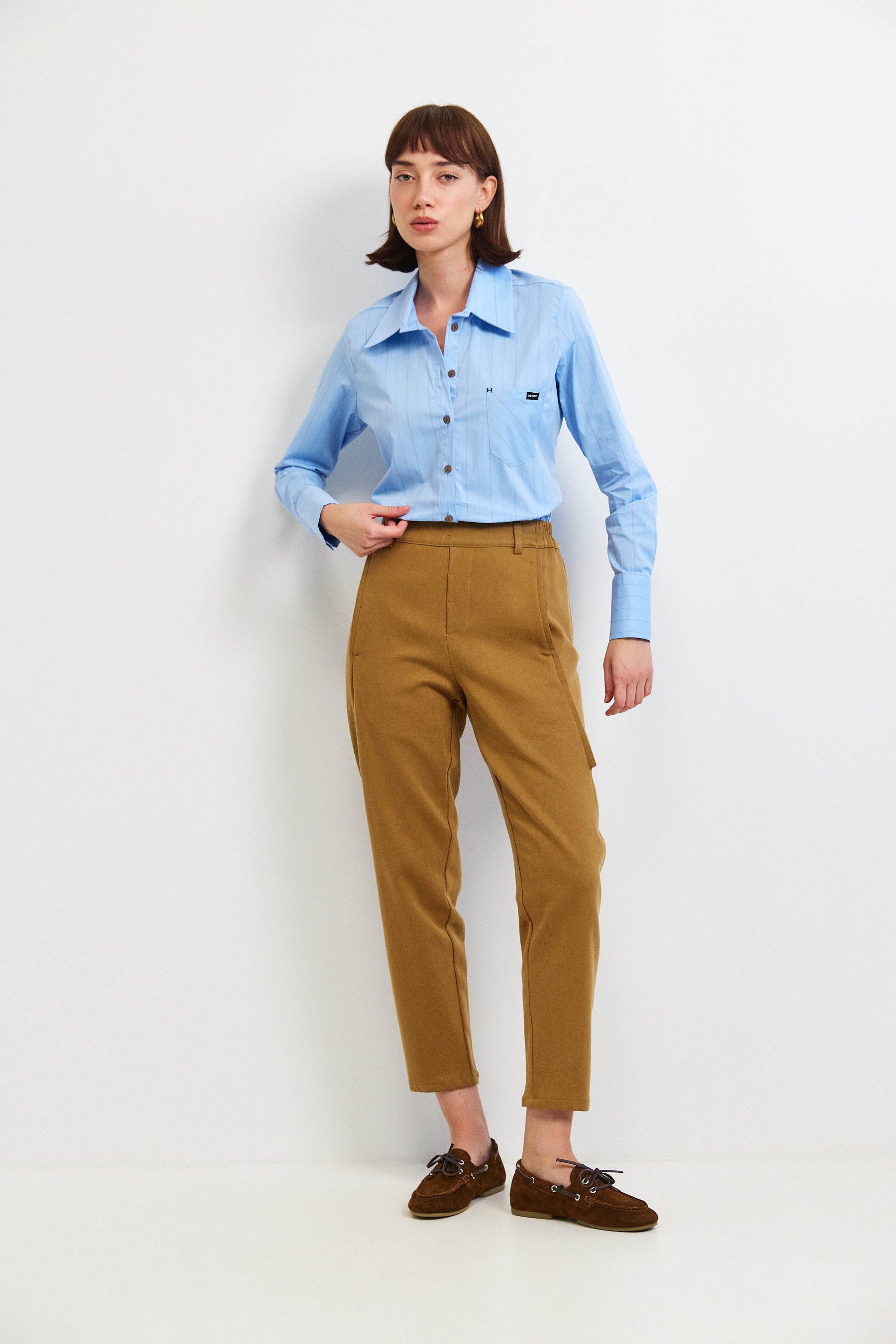 מכנסי מקס קומפורט קאמל