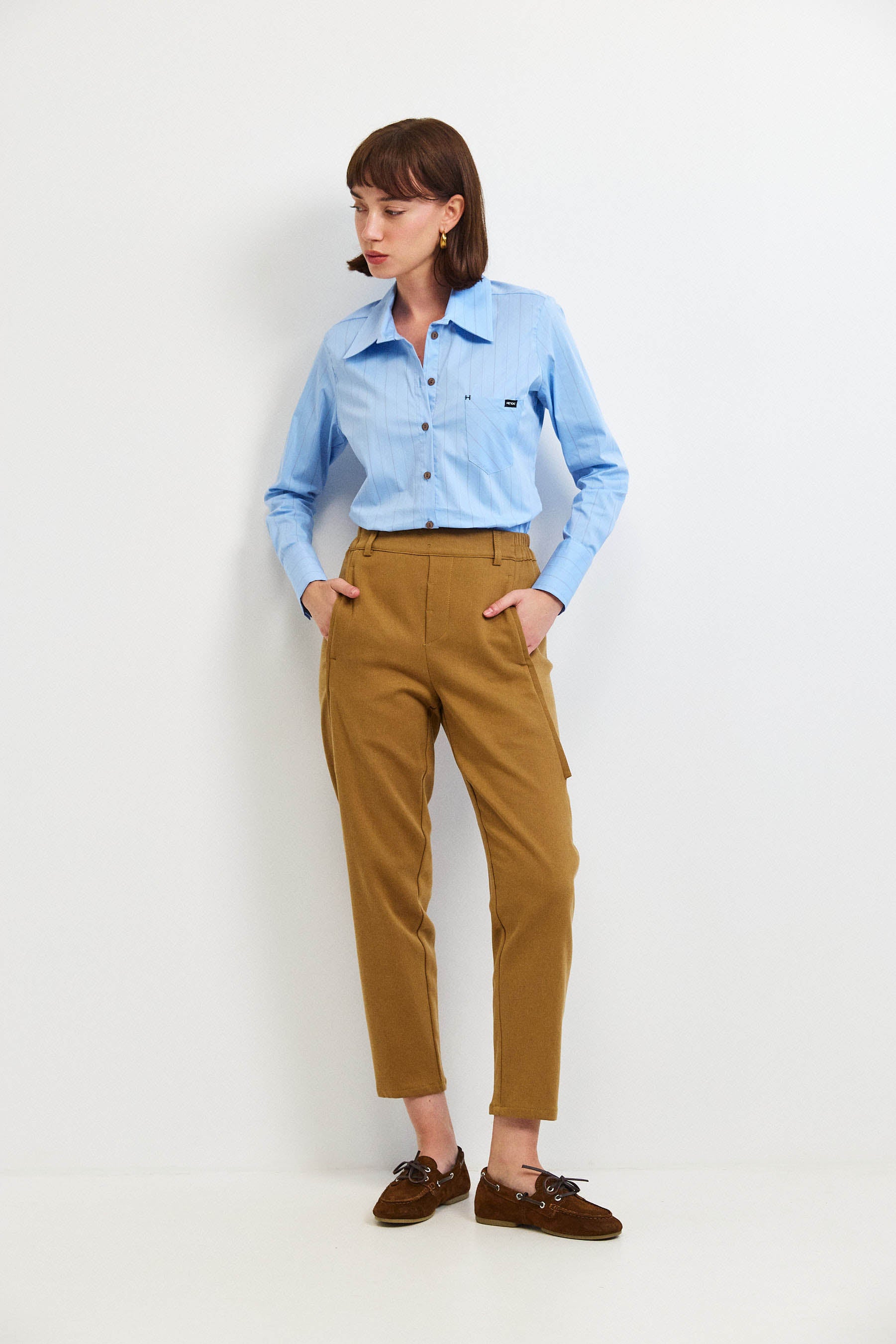 מכנסי מקס קומפורט קאמל