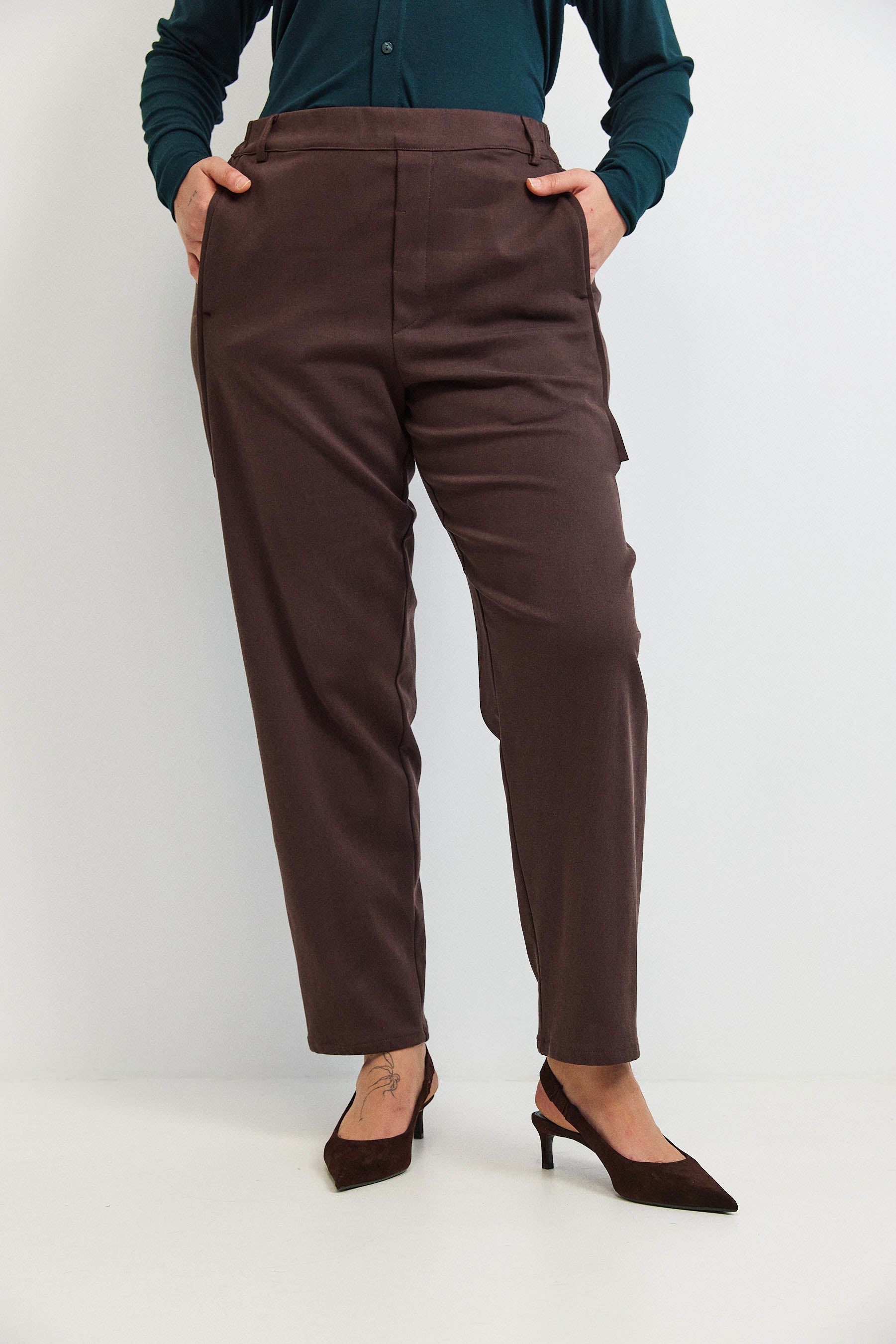 מכנסי מקס קומפורט חום