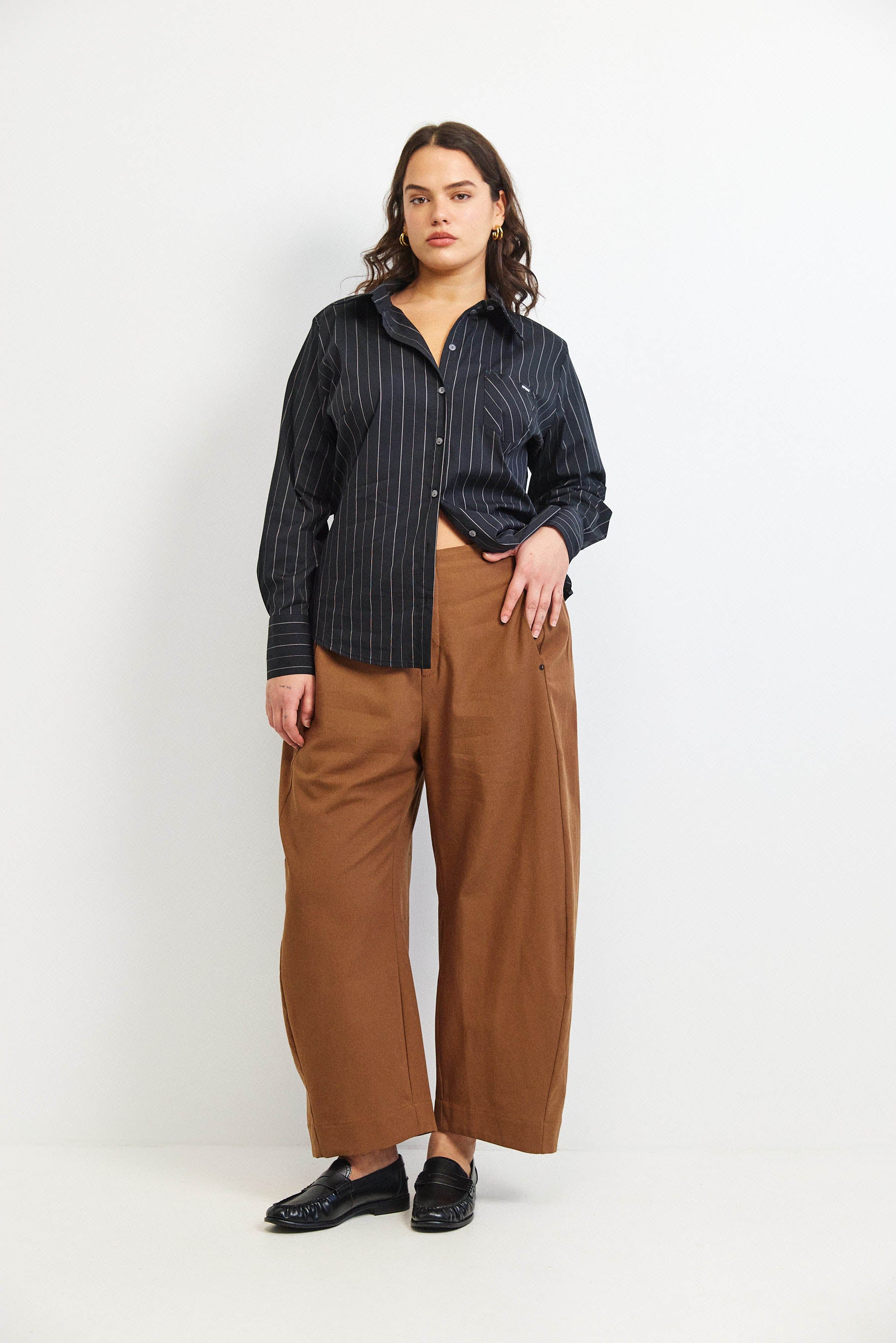 חולצת קאי פסים שחור