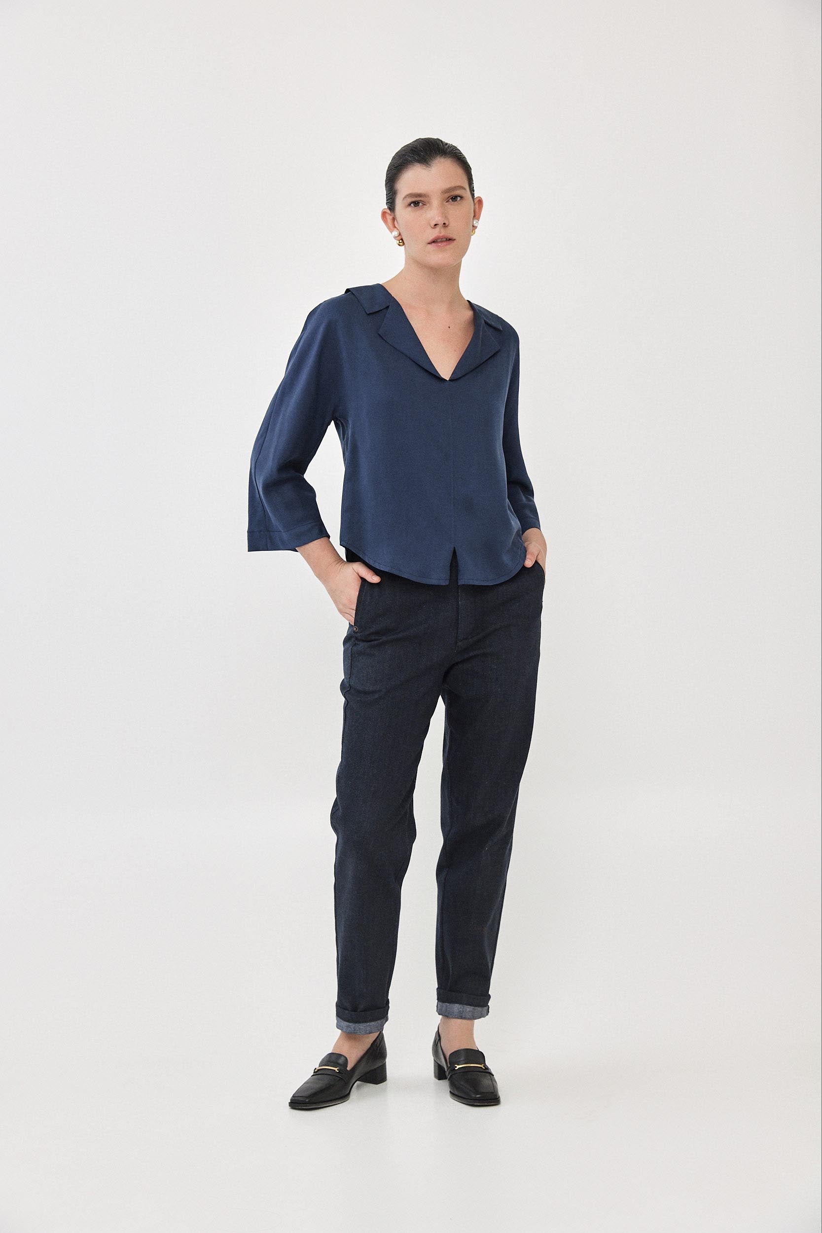 חולצת אלן נייבי