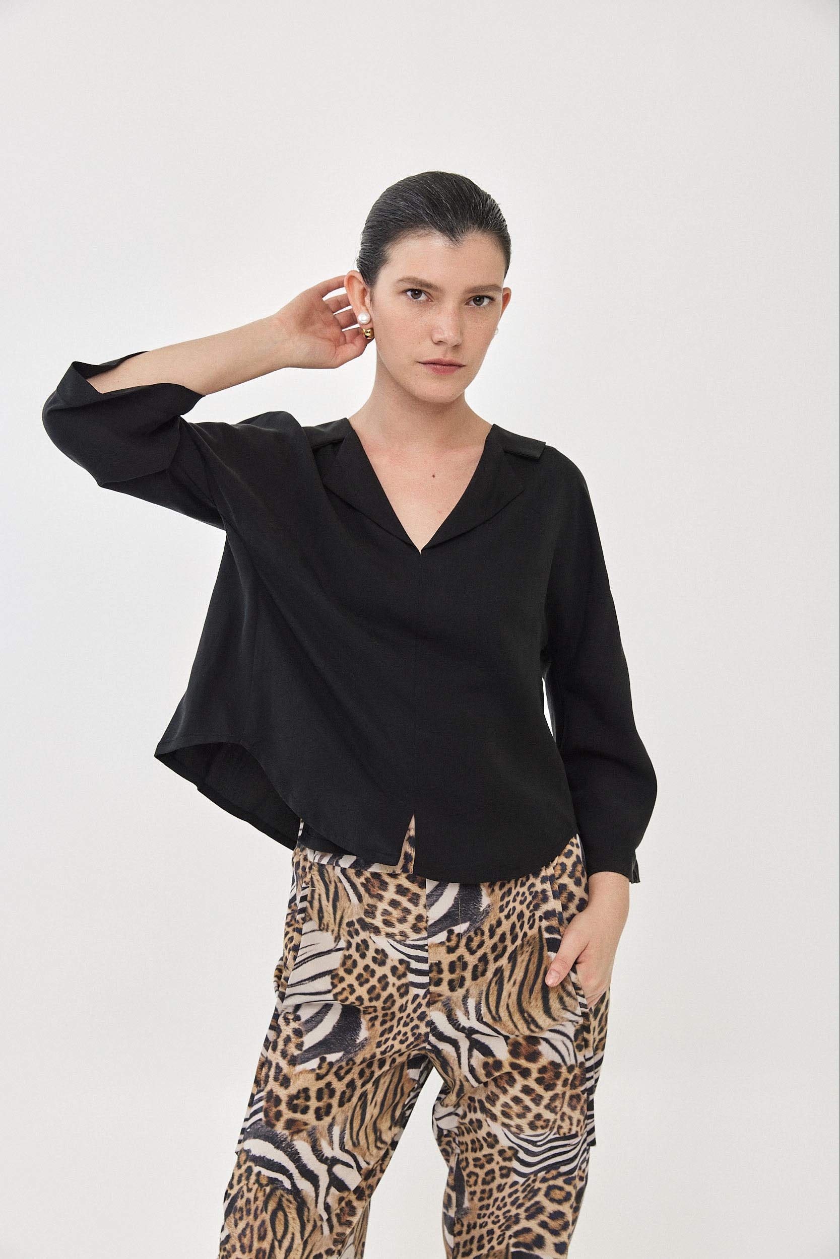 חולצת אלן שחור